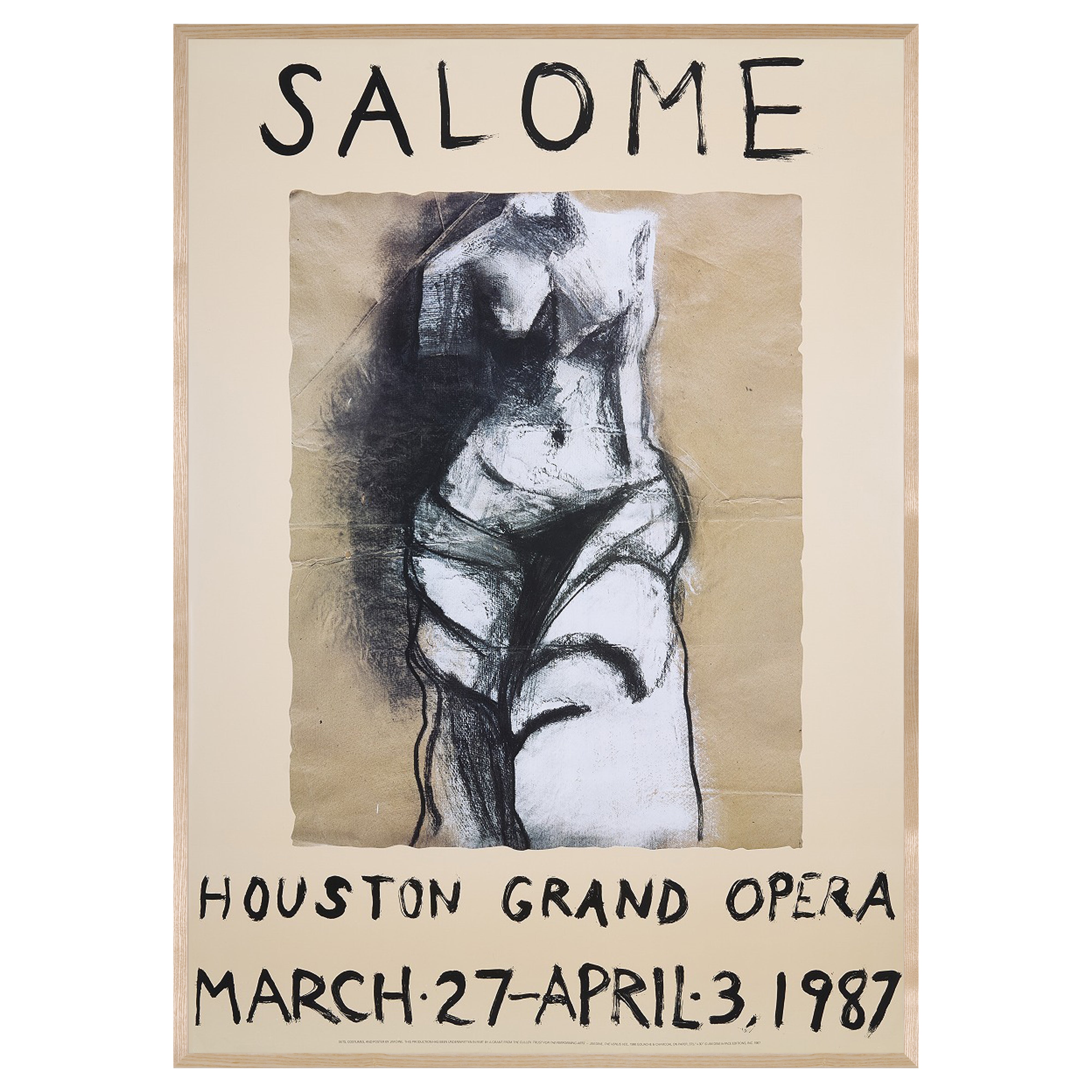 【限定10枚】 The Venus Veuil 1986 - "SALOME" HOUSTON GRAND OPERA 1987 / ジム・ダイン