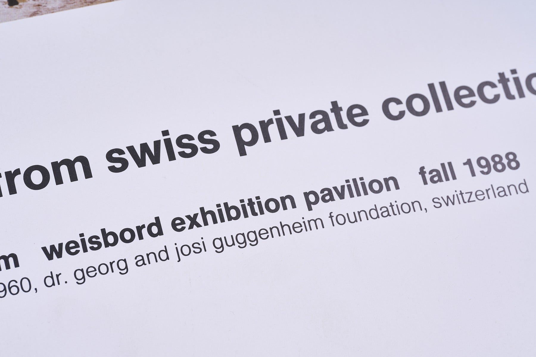 【限定10枚】THE BIRD 1960 - Weisbord Exhibition Pavilion Fall 1988 / ジョアン・ミロ