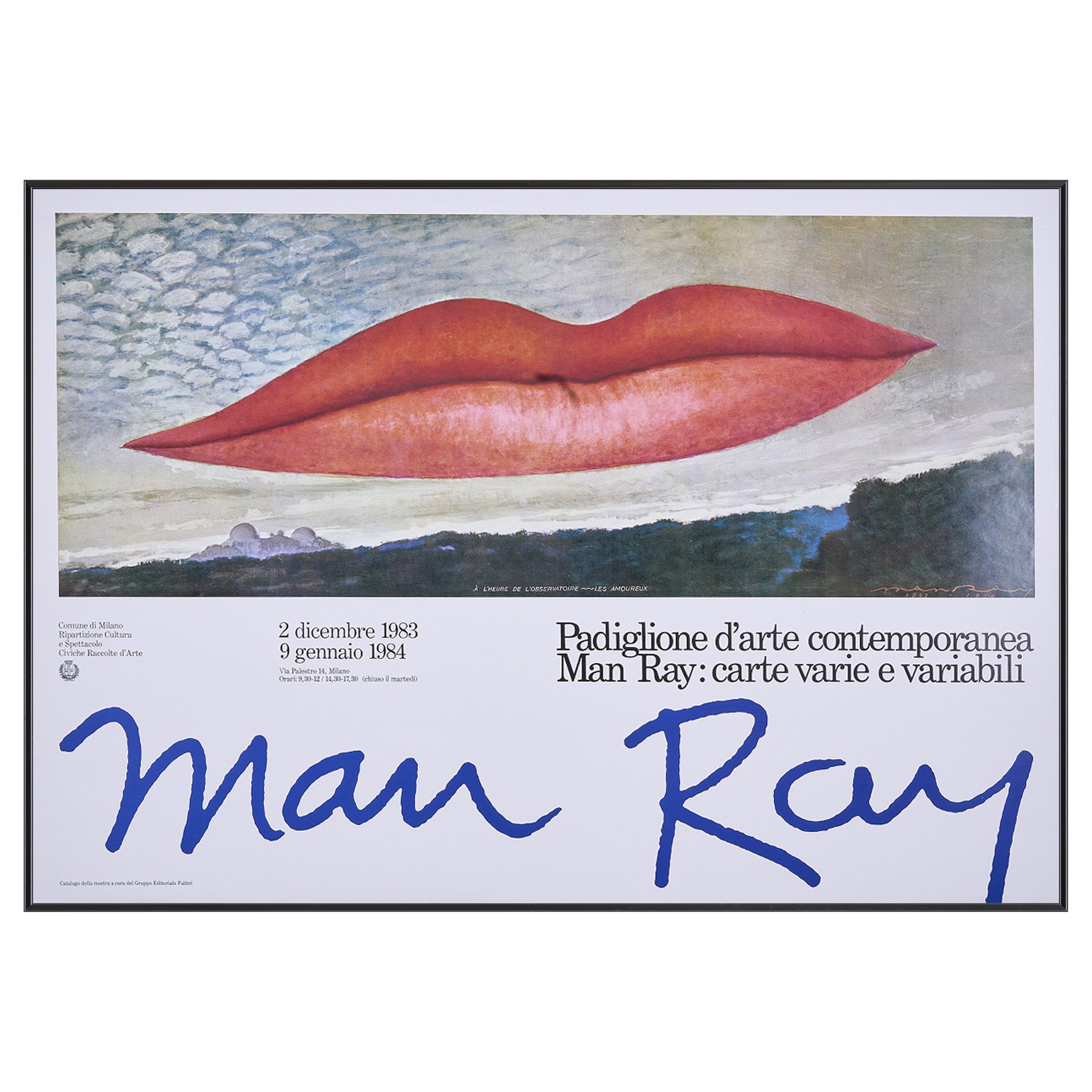 【限定10枚】Padiglione d’arte contemporanea - Man Ray : carte varie e variabili 1983 / マン・レイ