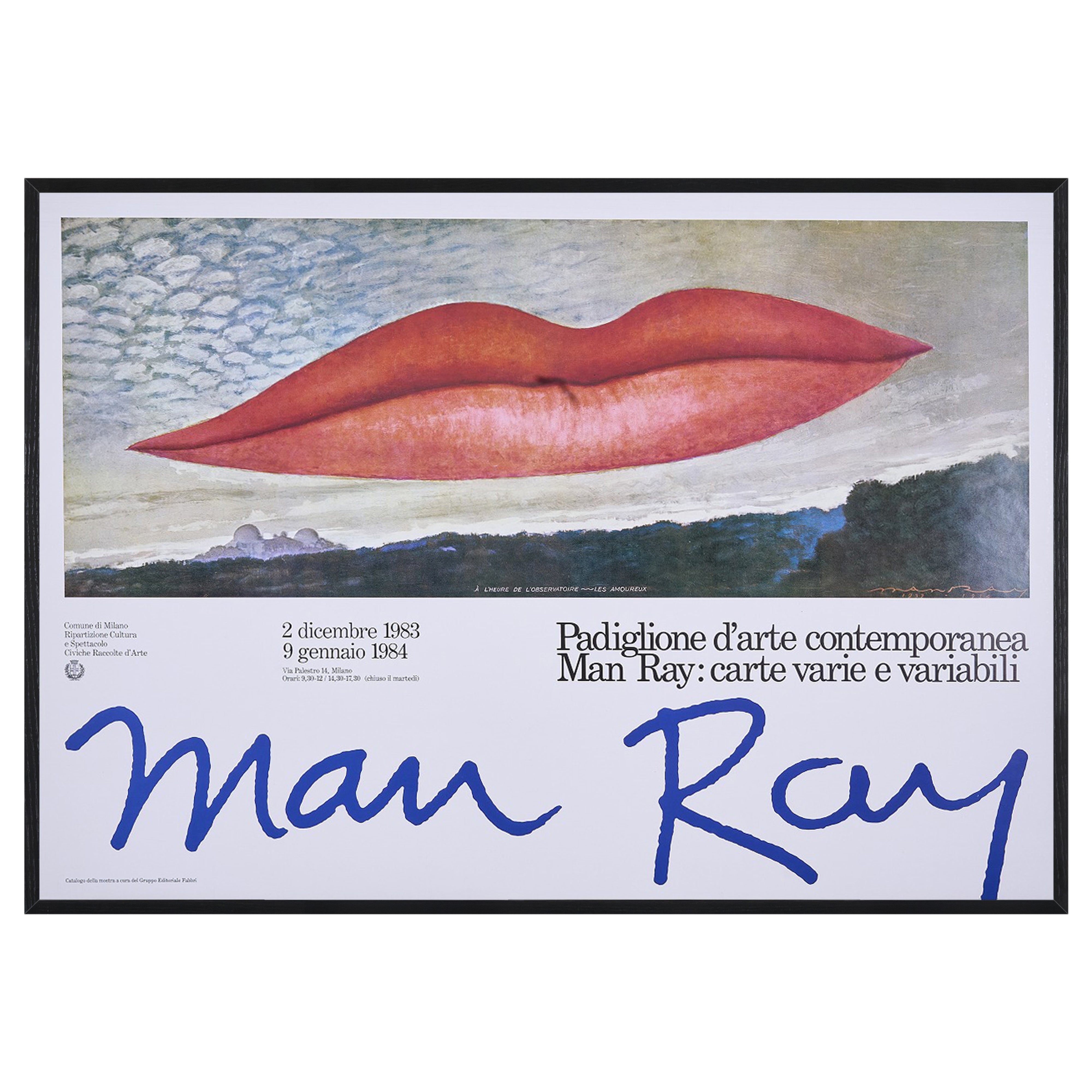 【限定10枚】Padiglione d’arte contemporanea - Man Ray : carte varie e variabili 1983 / マン・レイ