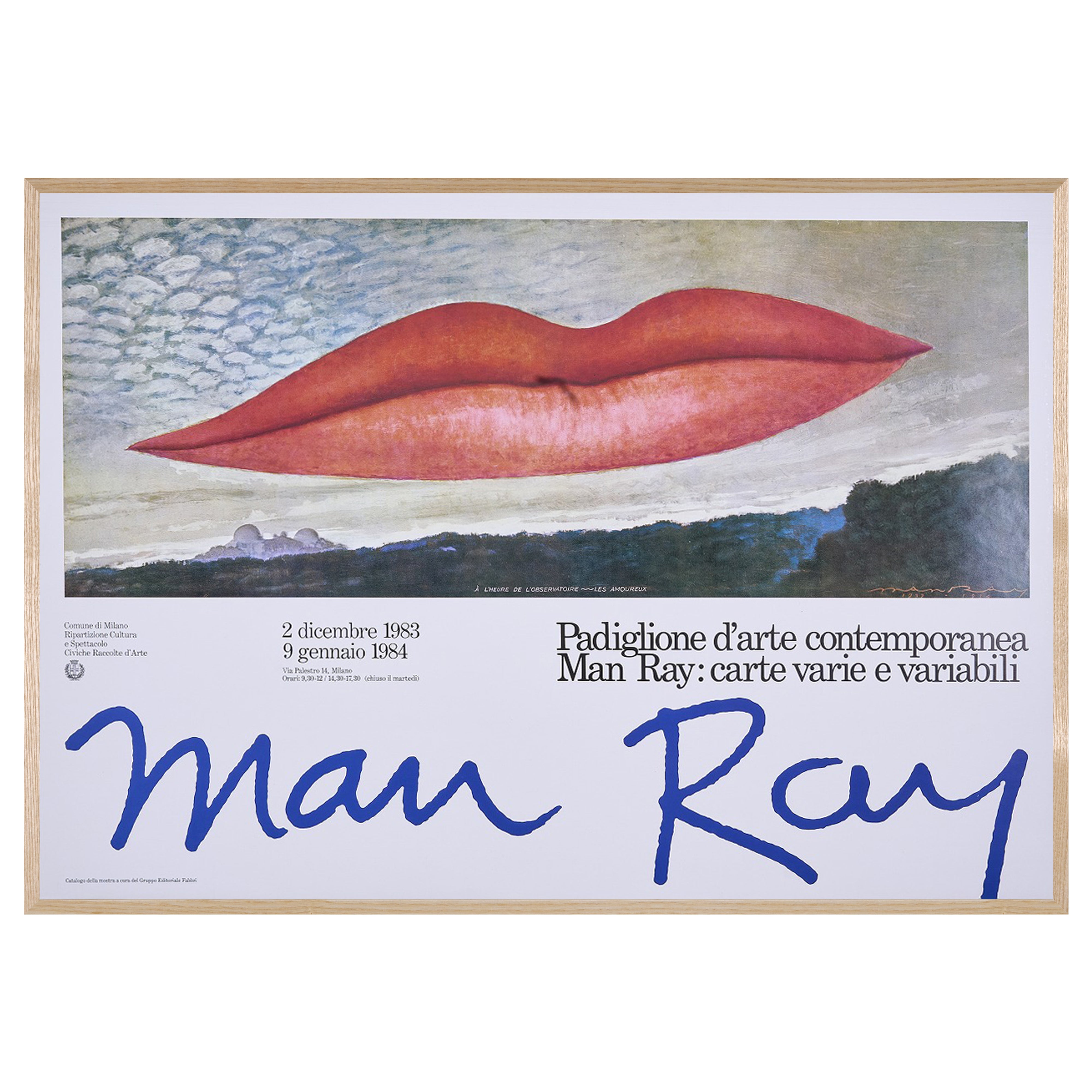 【限定10枚】Padiglione d’arte contemporanea - Man Ray : carte varie e variabili 1983 / マン・レイ