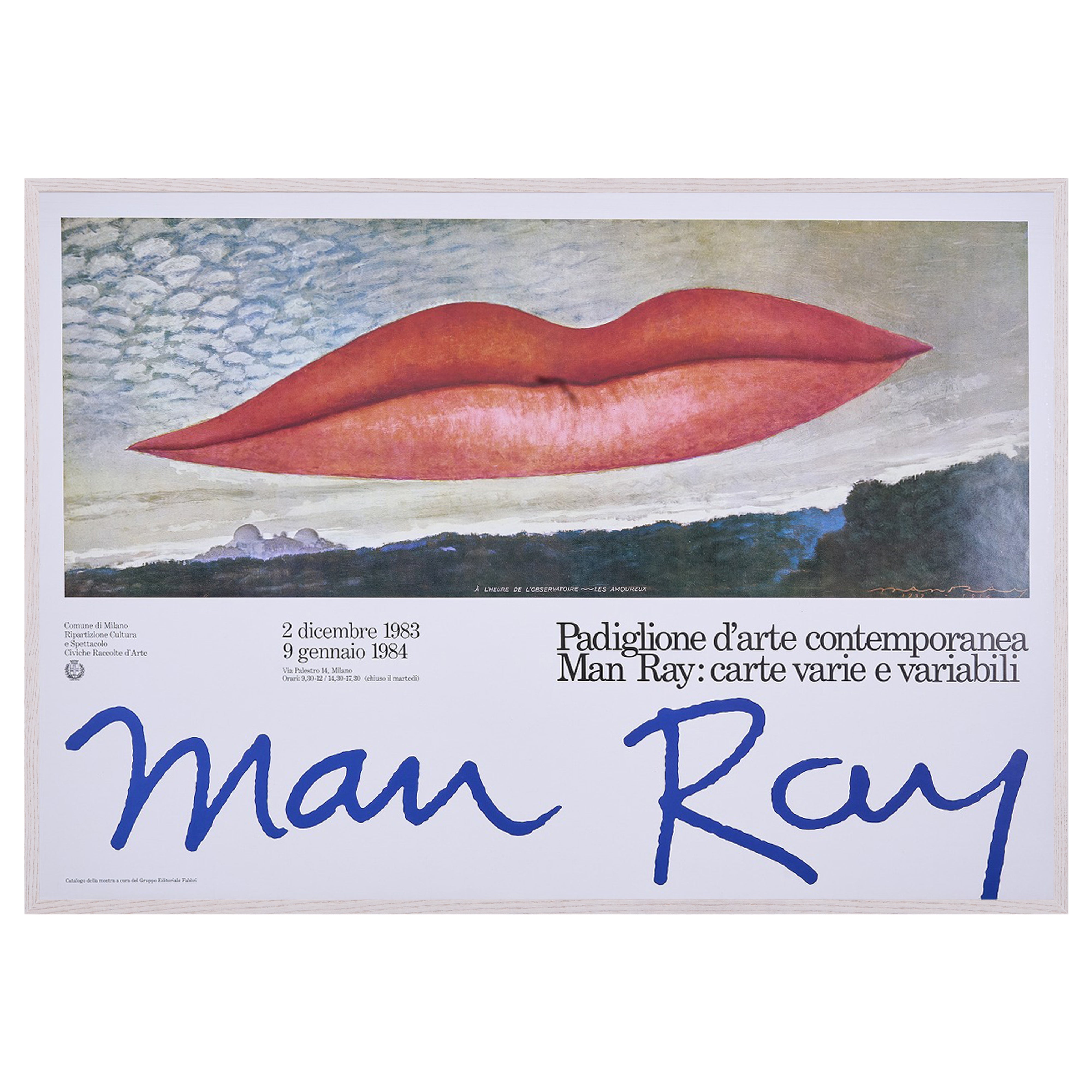 【限定10枚】Padiglione d’arte contemporanea - Man Ray : carte varie e variabili 1983 / マン・レイ