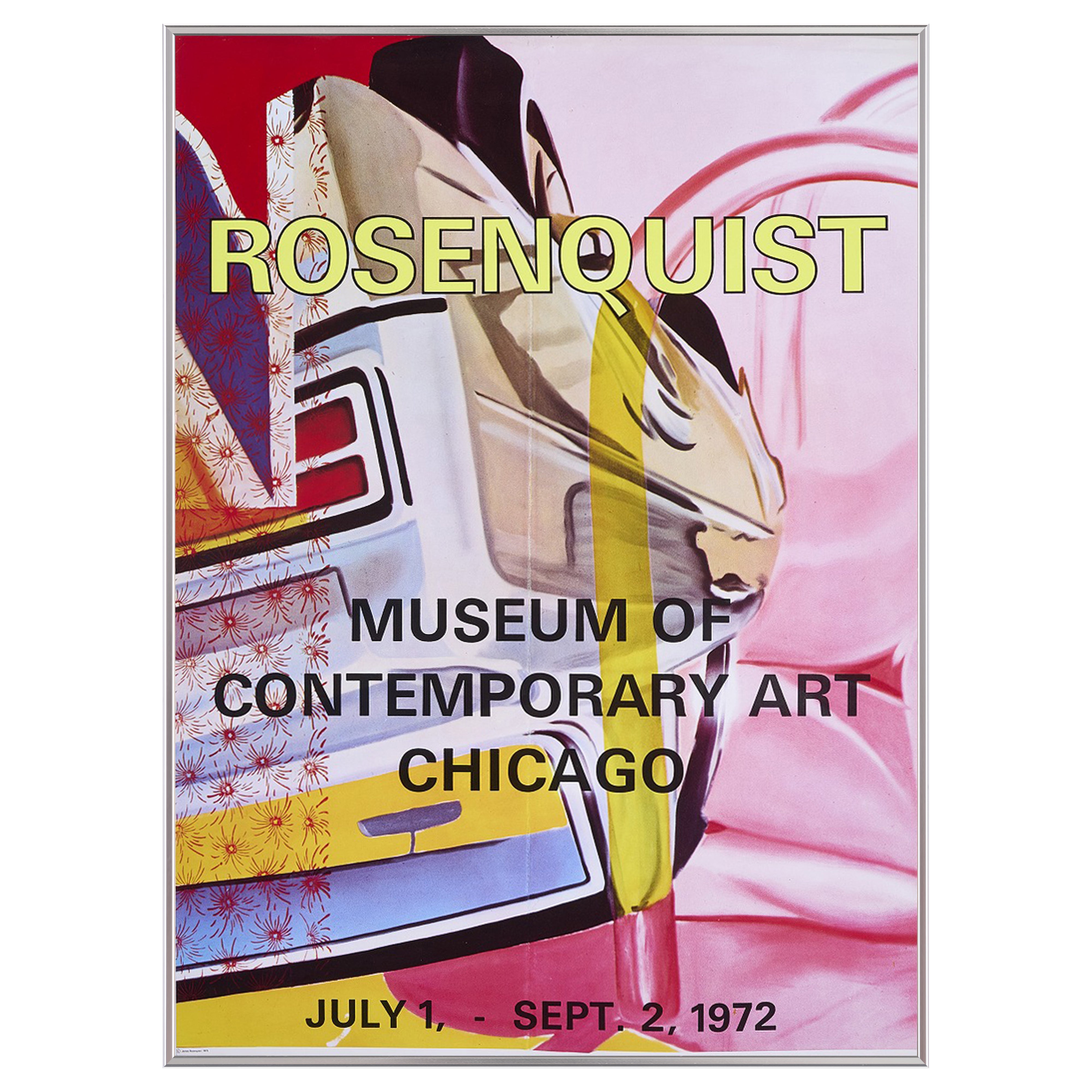 【限定10枚】MUSEUM OF CONTEMPORARY ART CHICAGO 1972 / ジェームス・ローゼンクイスト