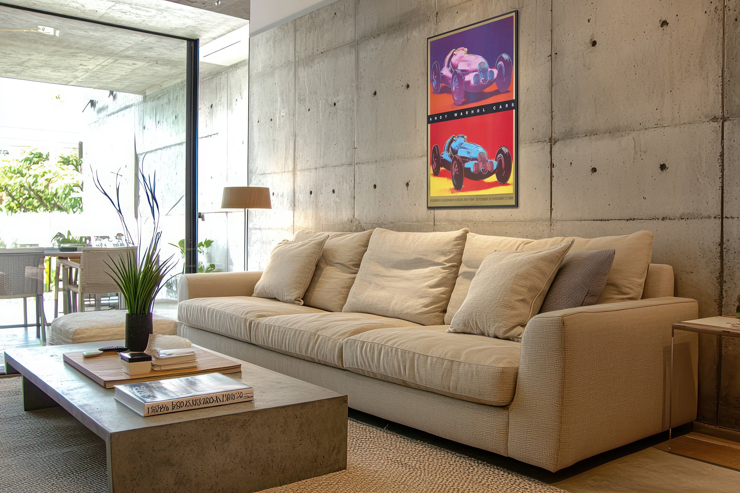 完売【限定1枚】ANDY WARHOL CARS - SOLOMON R. GUGGENHEIM MUSEUM, NEW YORK 1988 / アンディ・ウォーホル