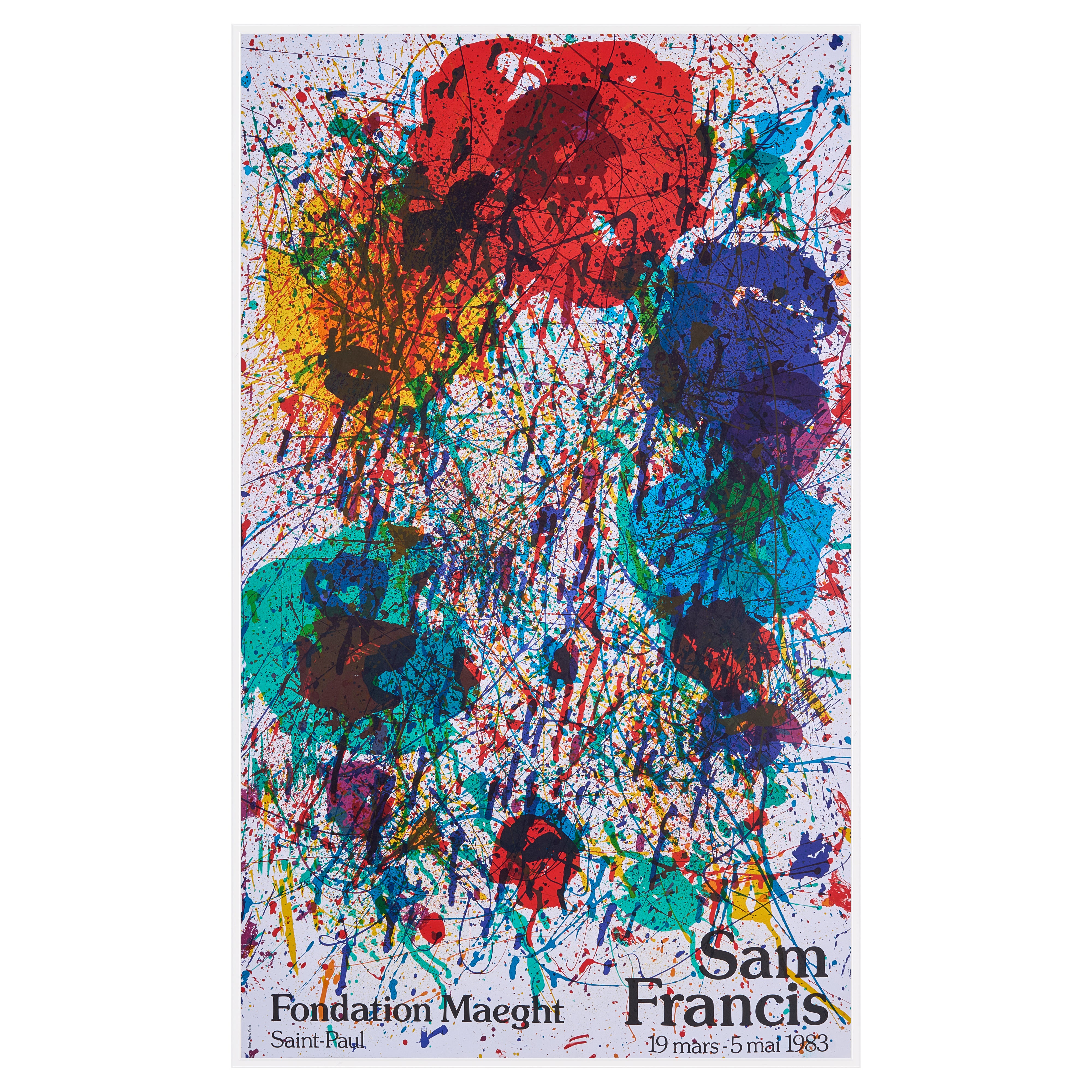 【限定10枚】Fondation Maeght - Sam Francis 1983 / サム・フランシス