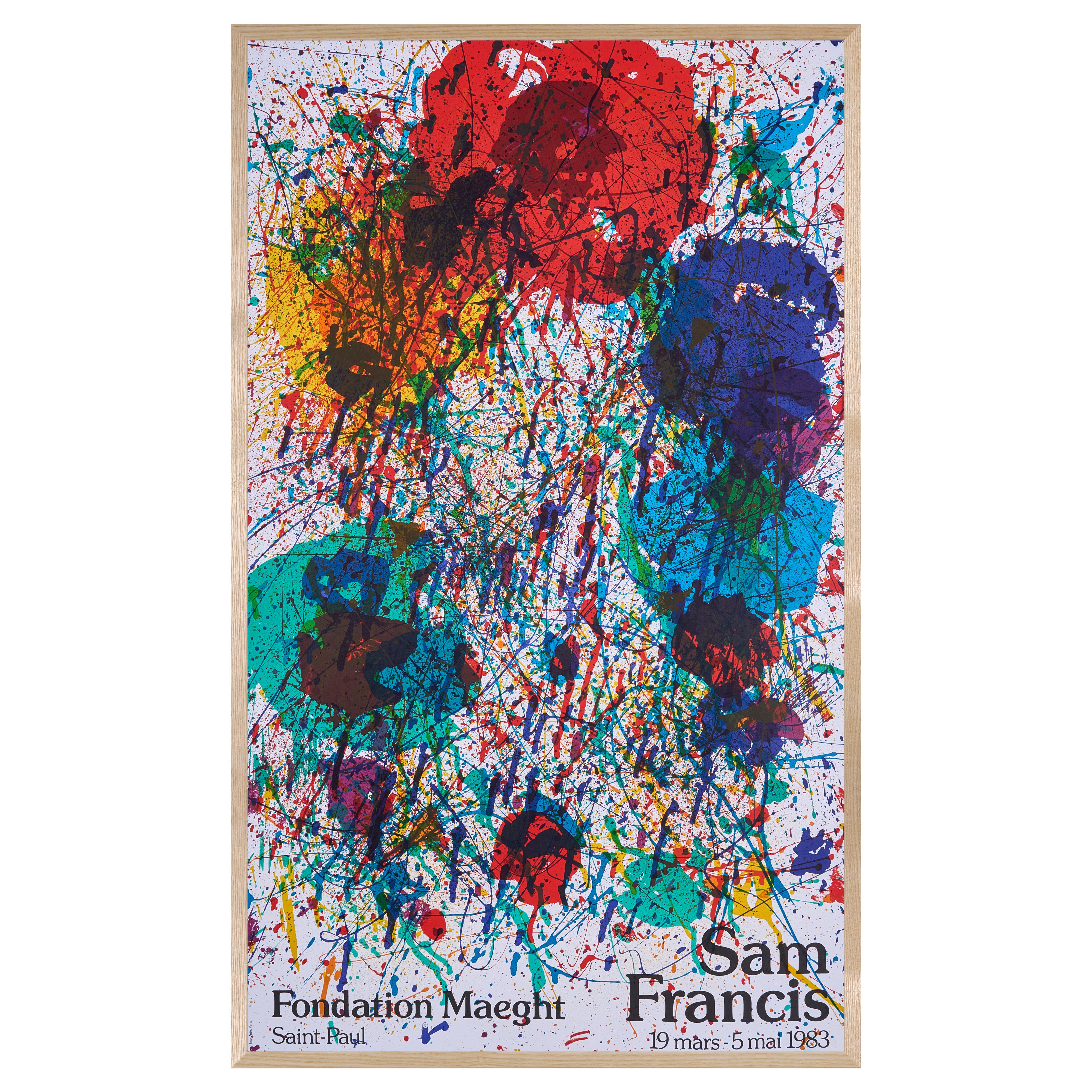 【限定10枚】Fondation Maeght - Sam Francis 1983 / サム・フランシス