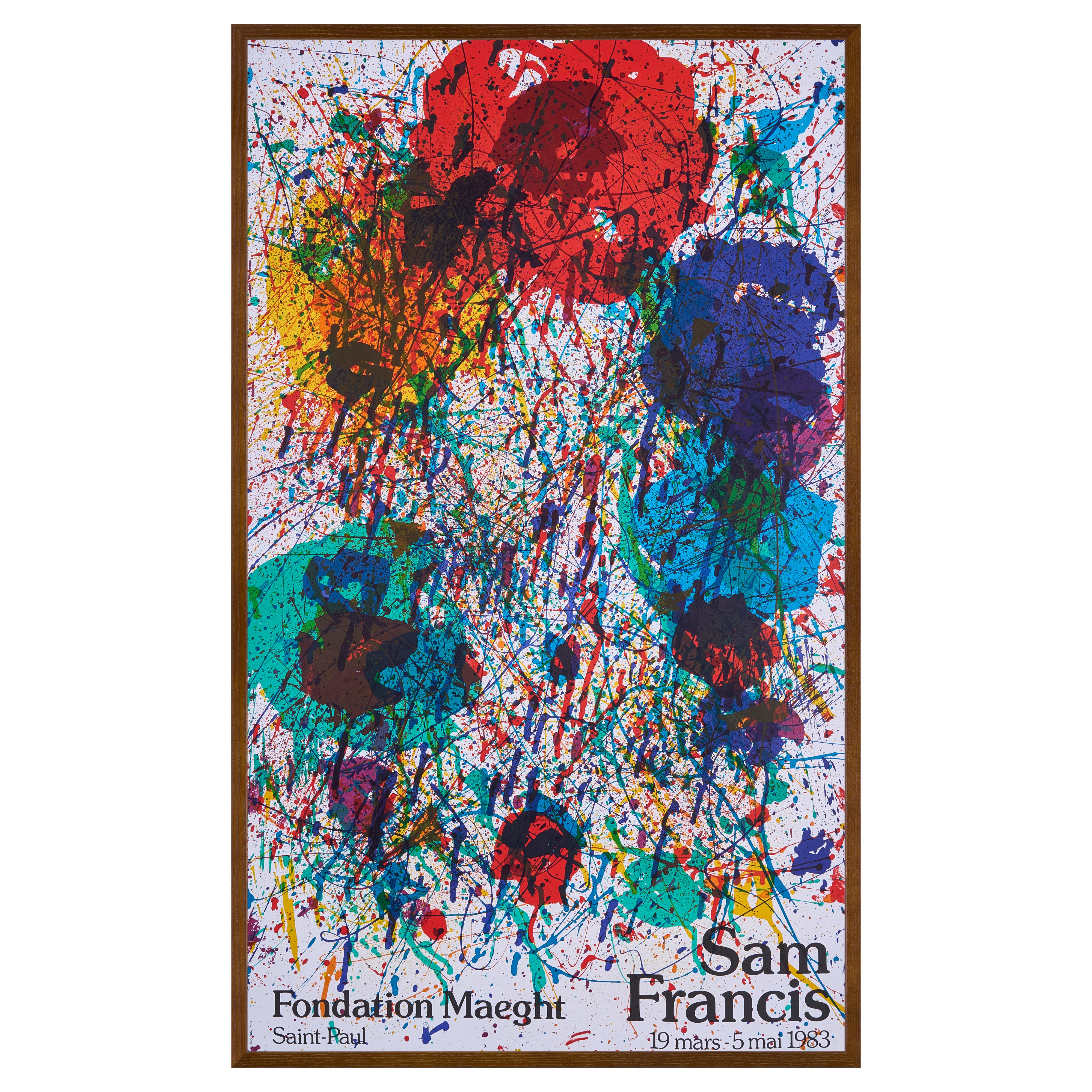 【限定10枚】Fondation Maeght - Sam Francis 1983 / サム・フランシス