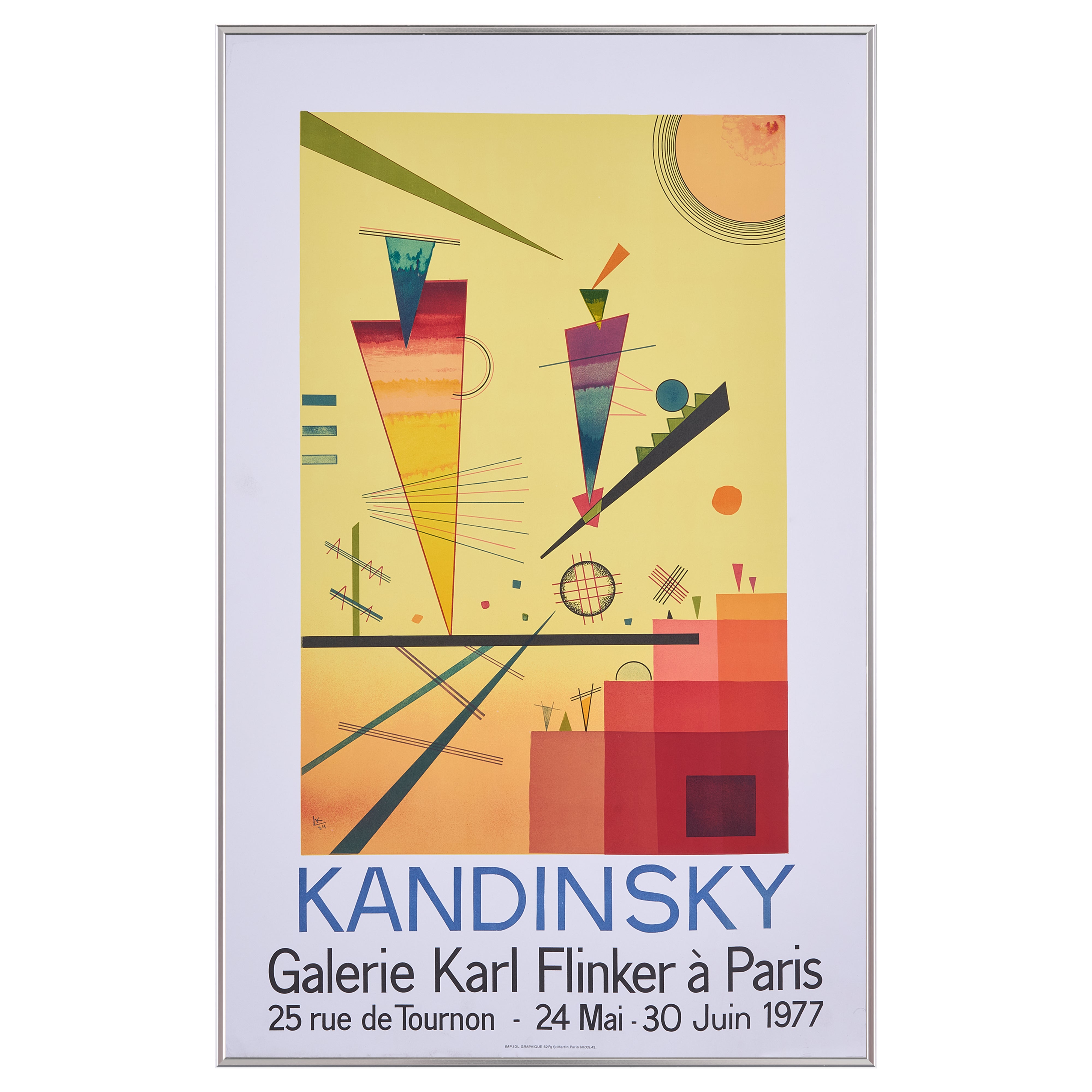 【限定10枚】KANDINSKY - Galerie Karl Flinker 1977 / ワシリー・カンディンスキー