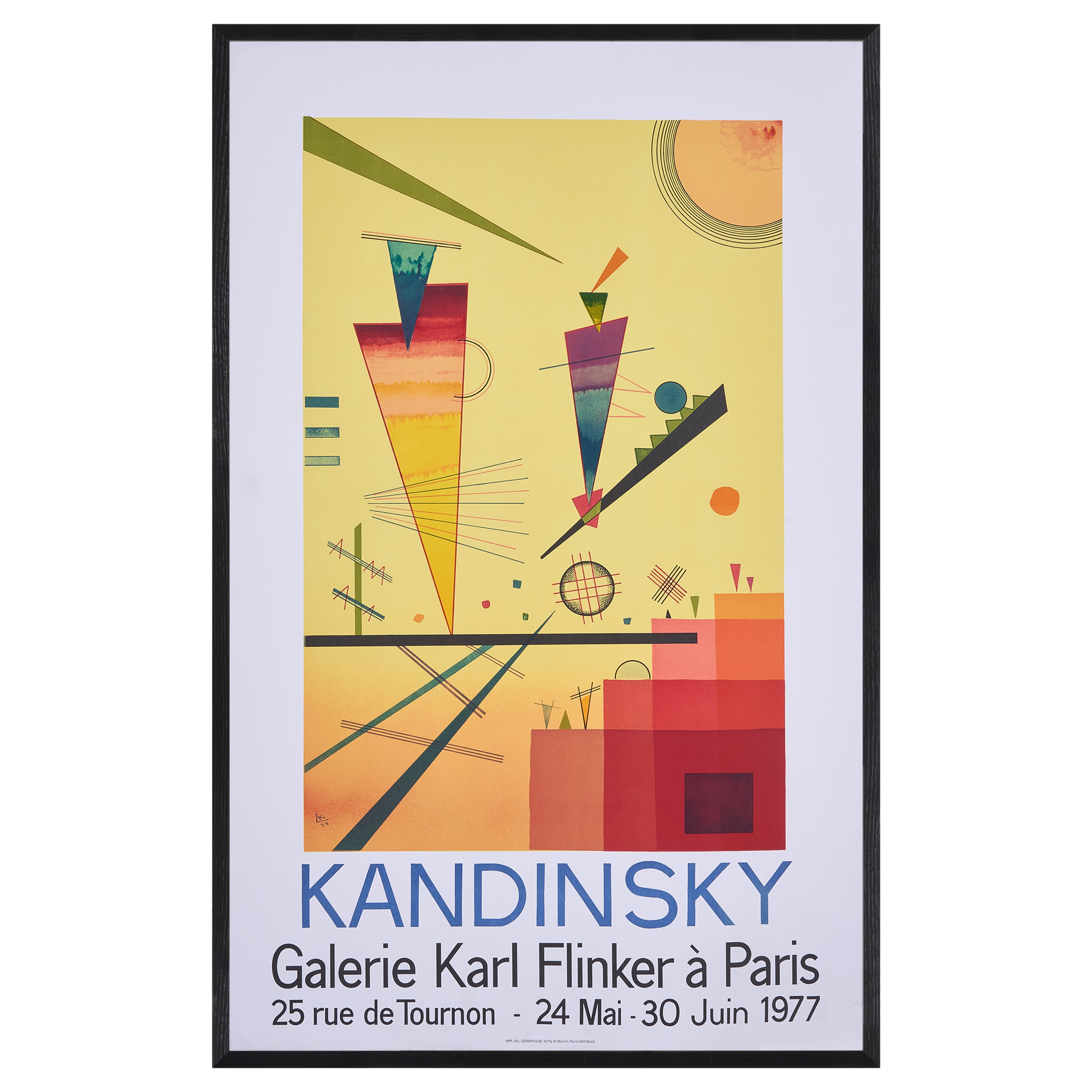 【限定10枚】KANDINSKY - Galerie Karl Flinker 1977 / ワシリー・カンディンスキー