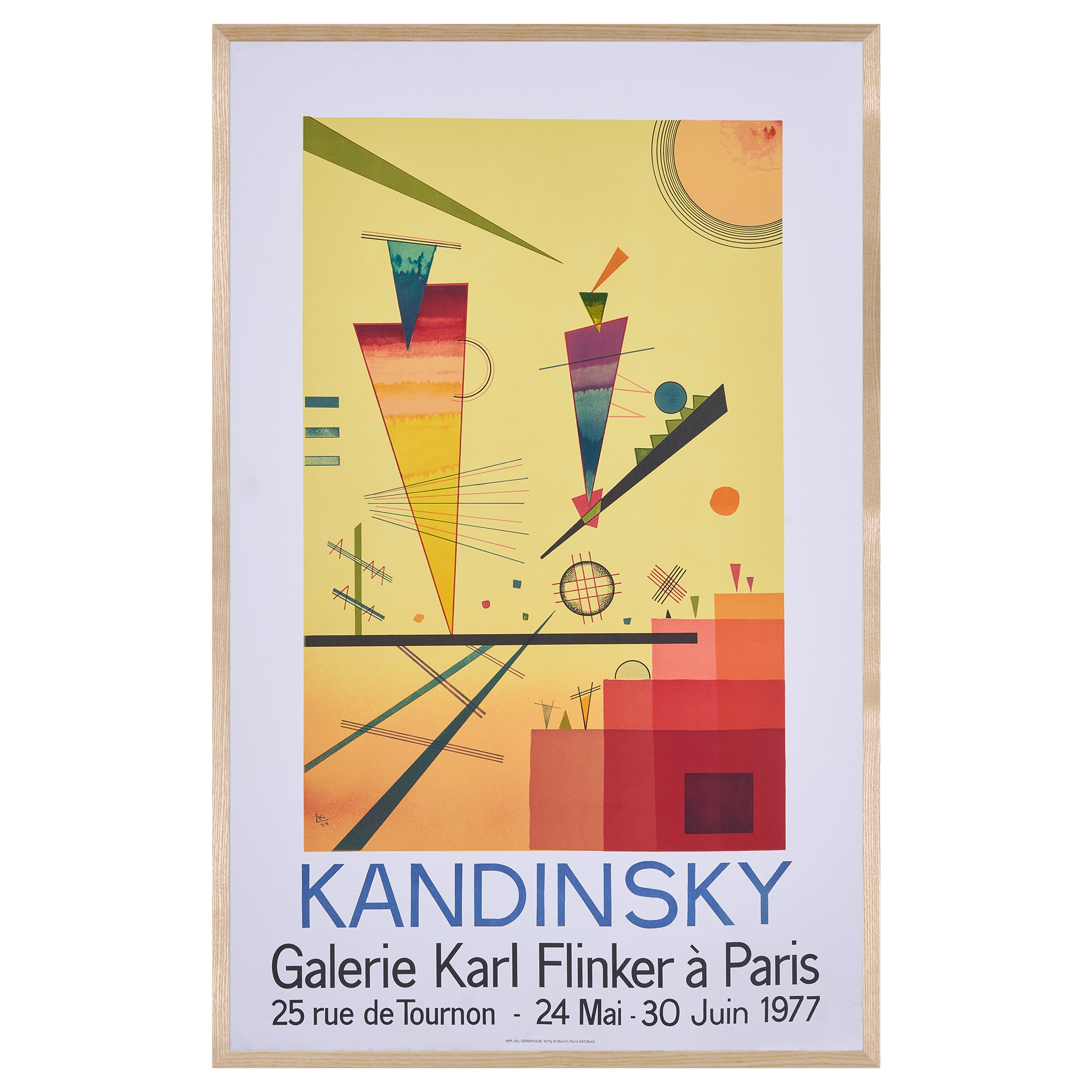 【限定10枚】KANDINSKY - Galerie Karl Flinker 1977 / ワシリー・カンディンスキー