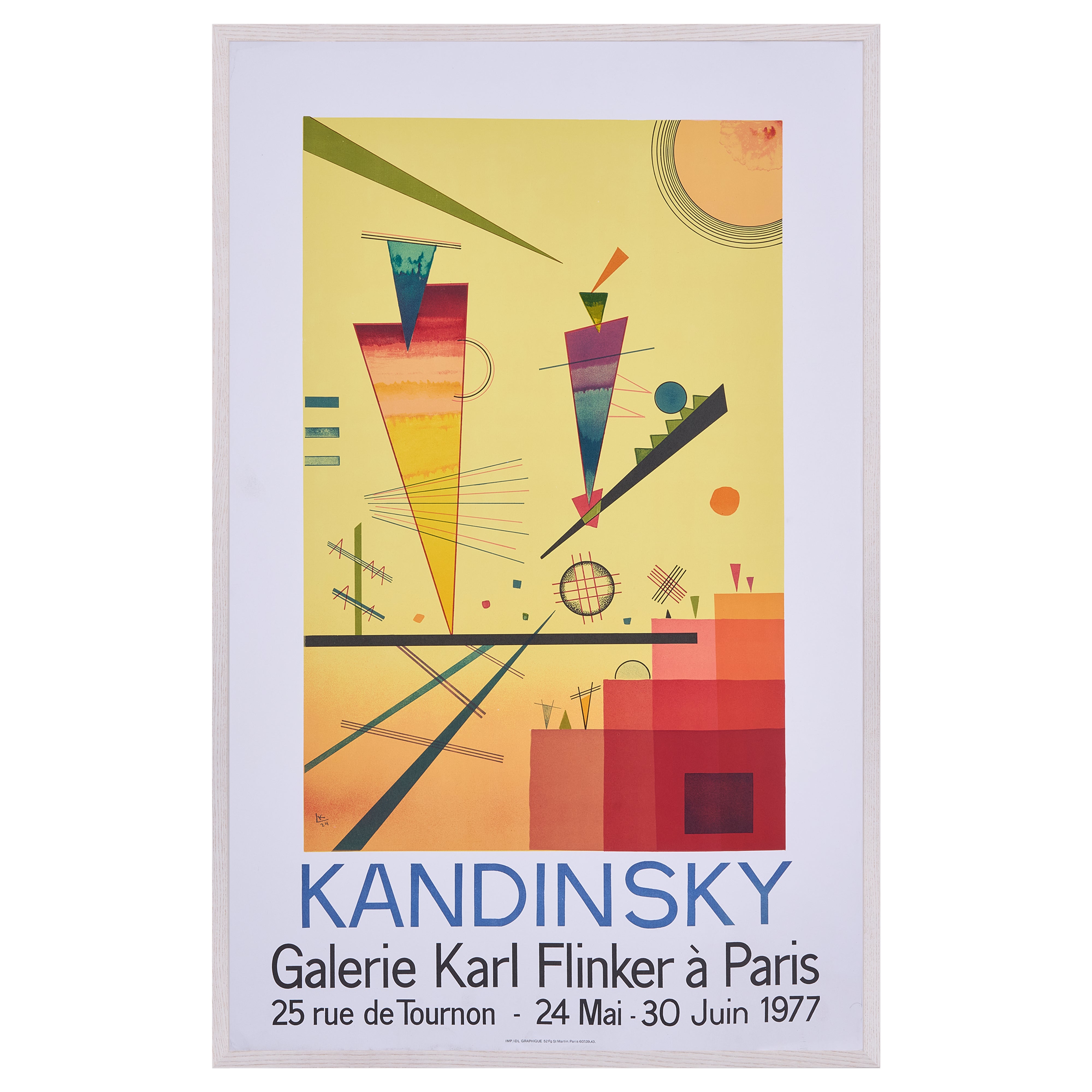 【限定10枚】KANDINSKY - Galerie Karl Flinker 1977 / ワシリー・カンディンスキー