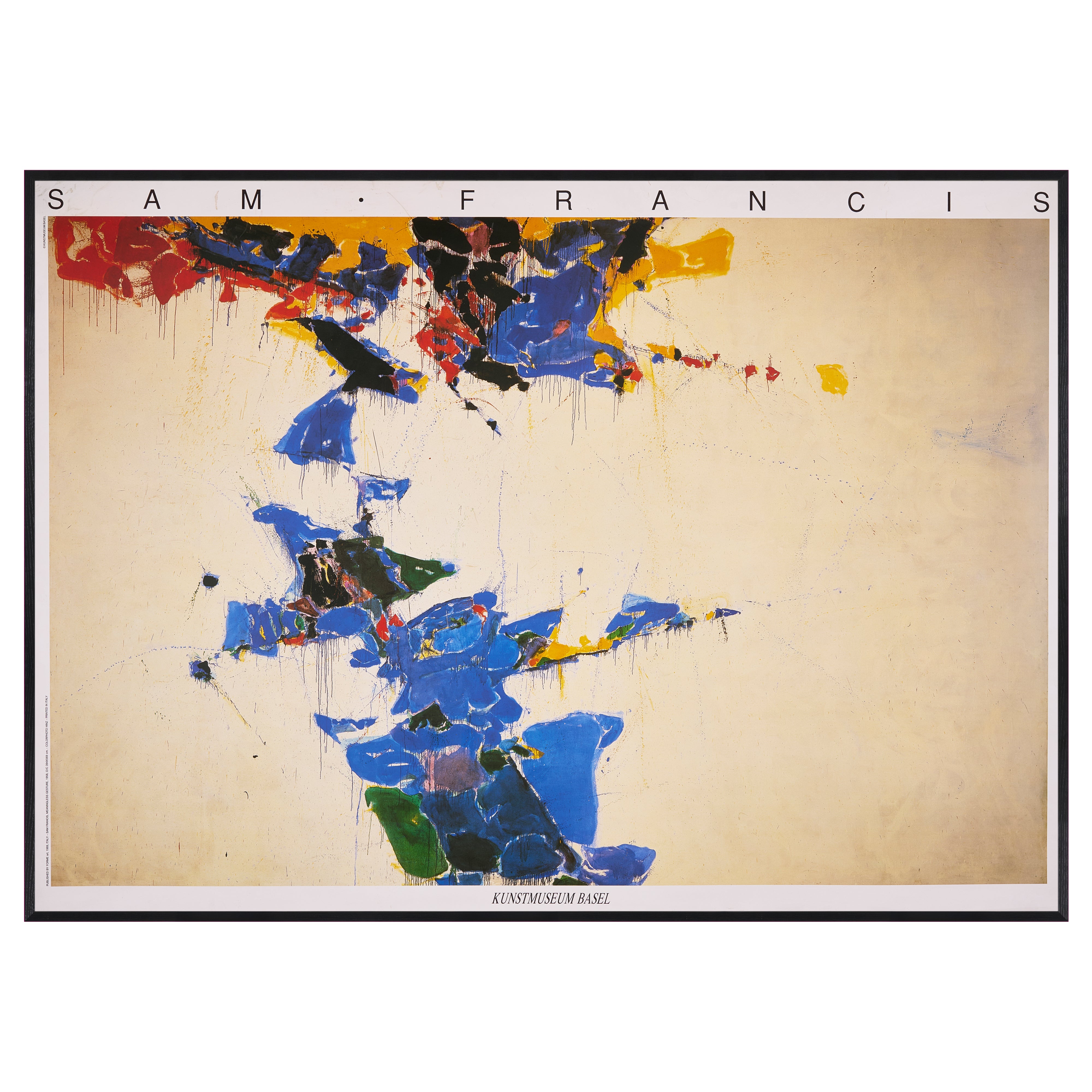 限定10枚】Sam Francis - KUNSTMUSEUM BASEL 1989 / サム・フランシス | POP ART BANANAS