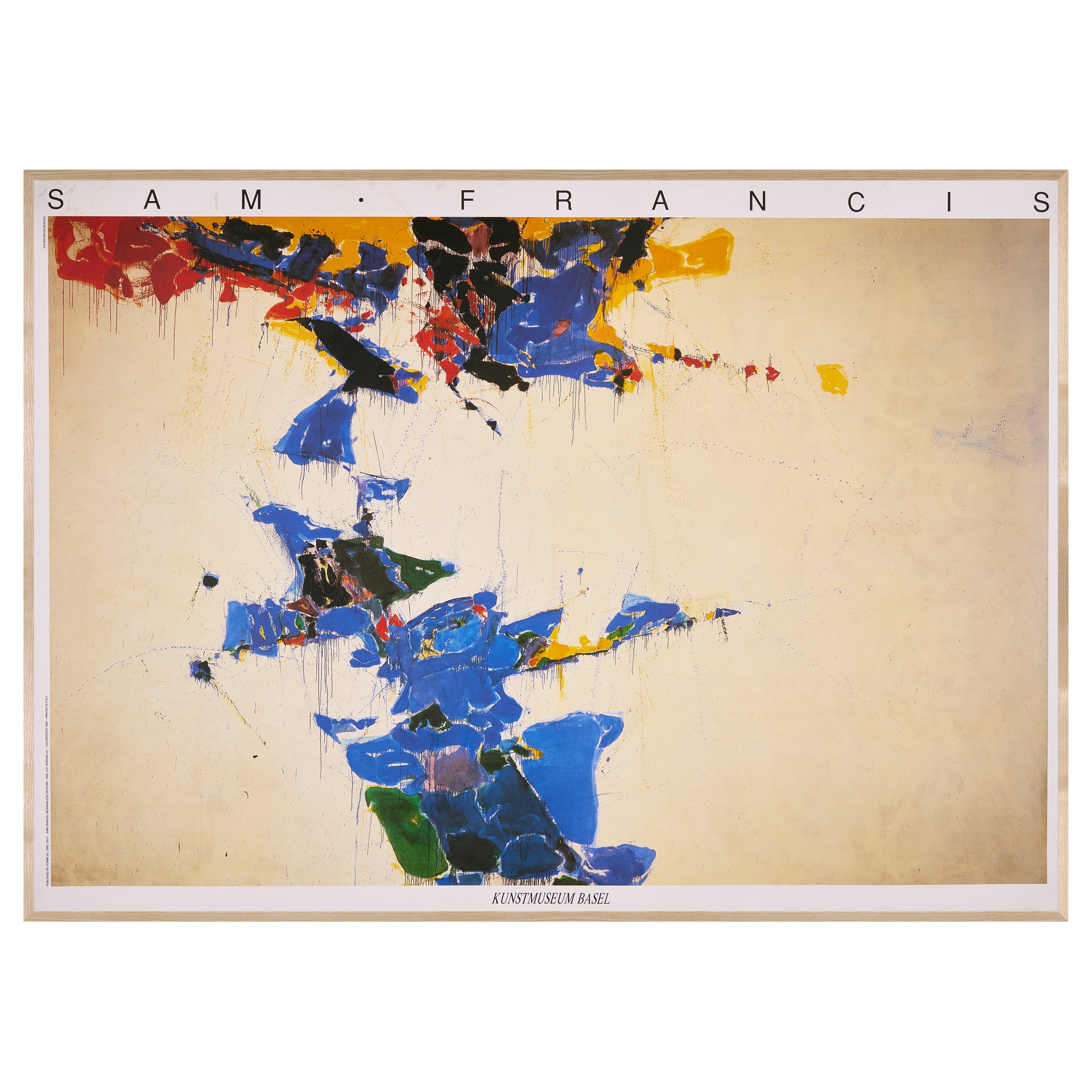 【限定10枚】Sam Francis - KUNSTMUSEUM BASEL 1989 / サム・フランシス