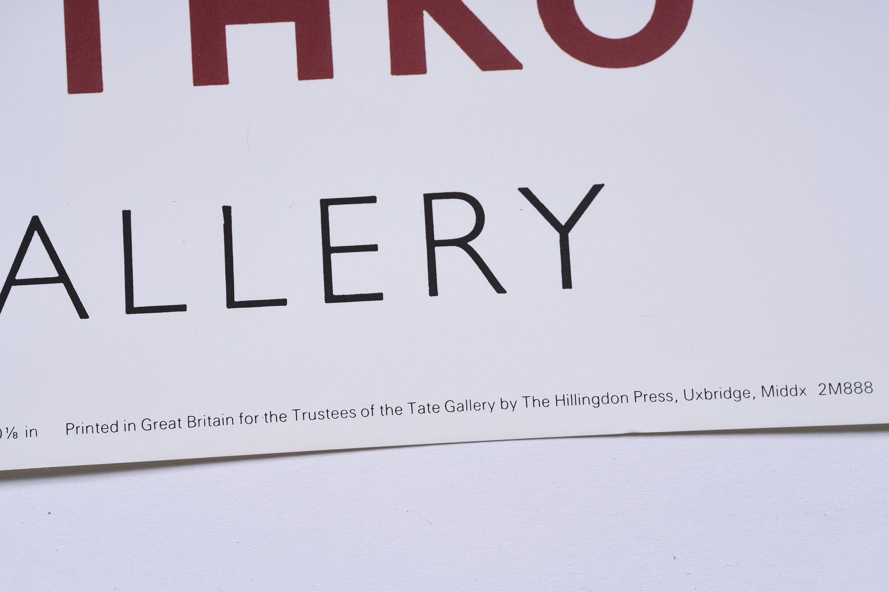 【限定10枚】Mark Rothko - THE TATE GALLERY 1971 / マーク・ロスコ