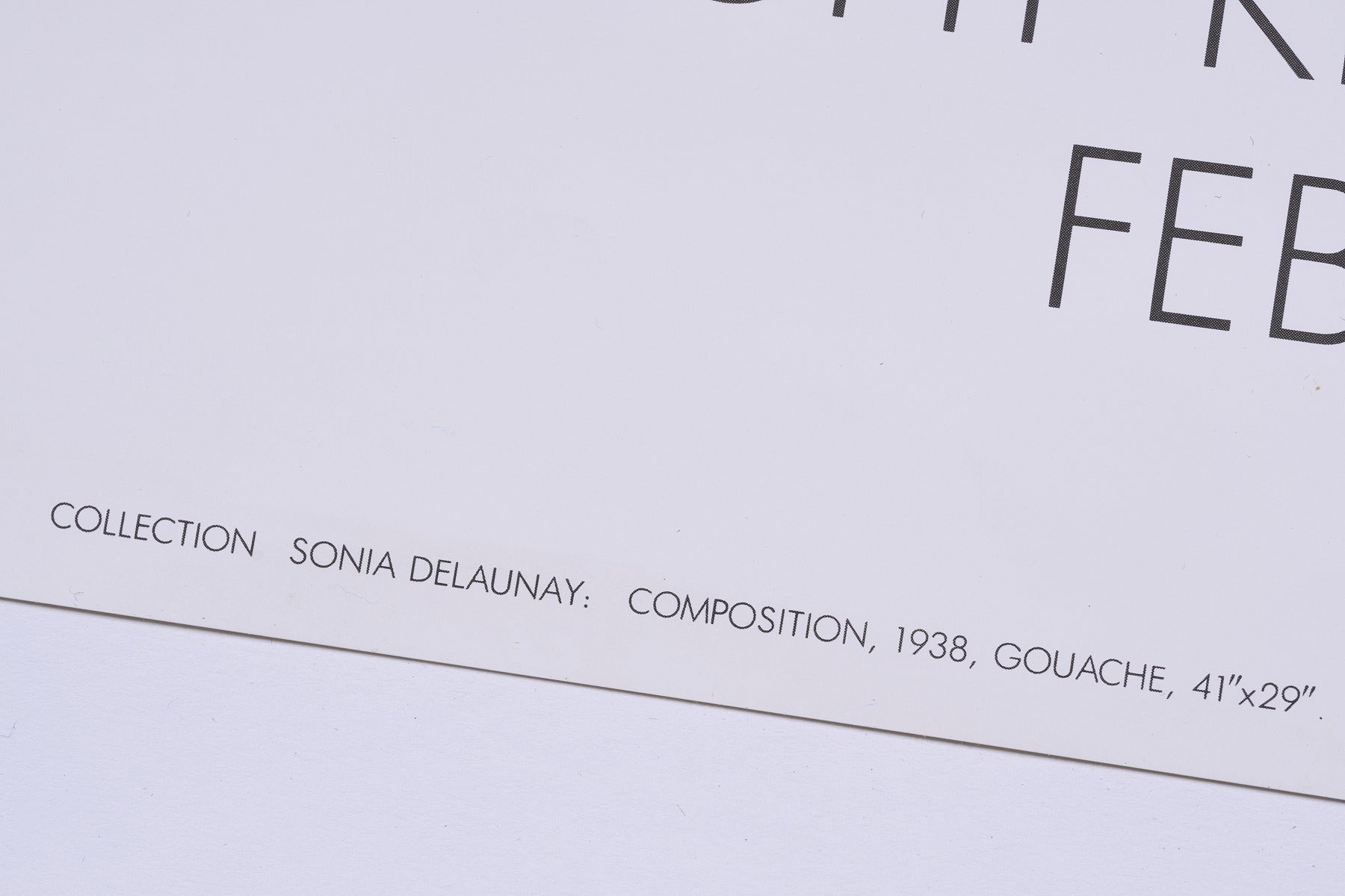 【限定10枚】SONIA DELAUNAY - ALBRIGHT KNOX ART GALLERY, NEW YORK 1980 / ソニア・ドローネー