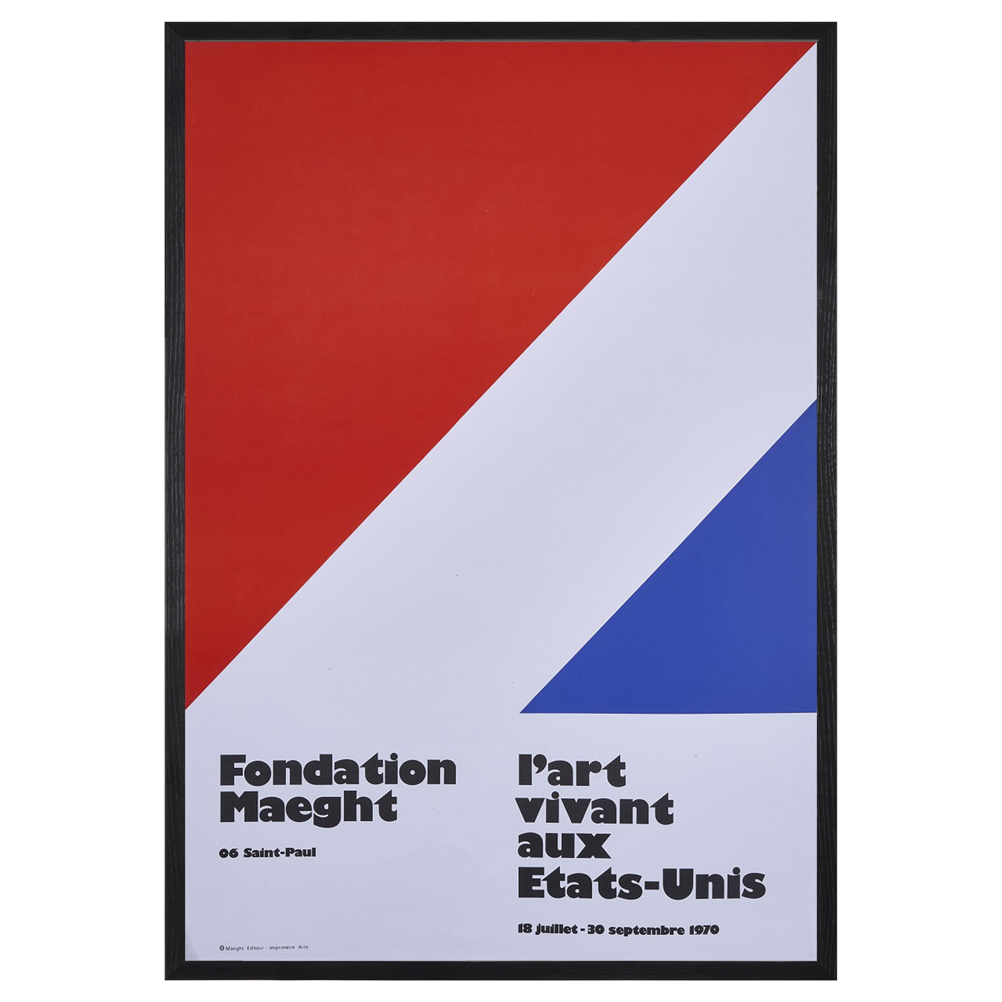 【限定10枚】L'Art Vivant aux Etats-Unis 1970 - Foundation Maeght / エルズワース・ケリー