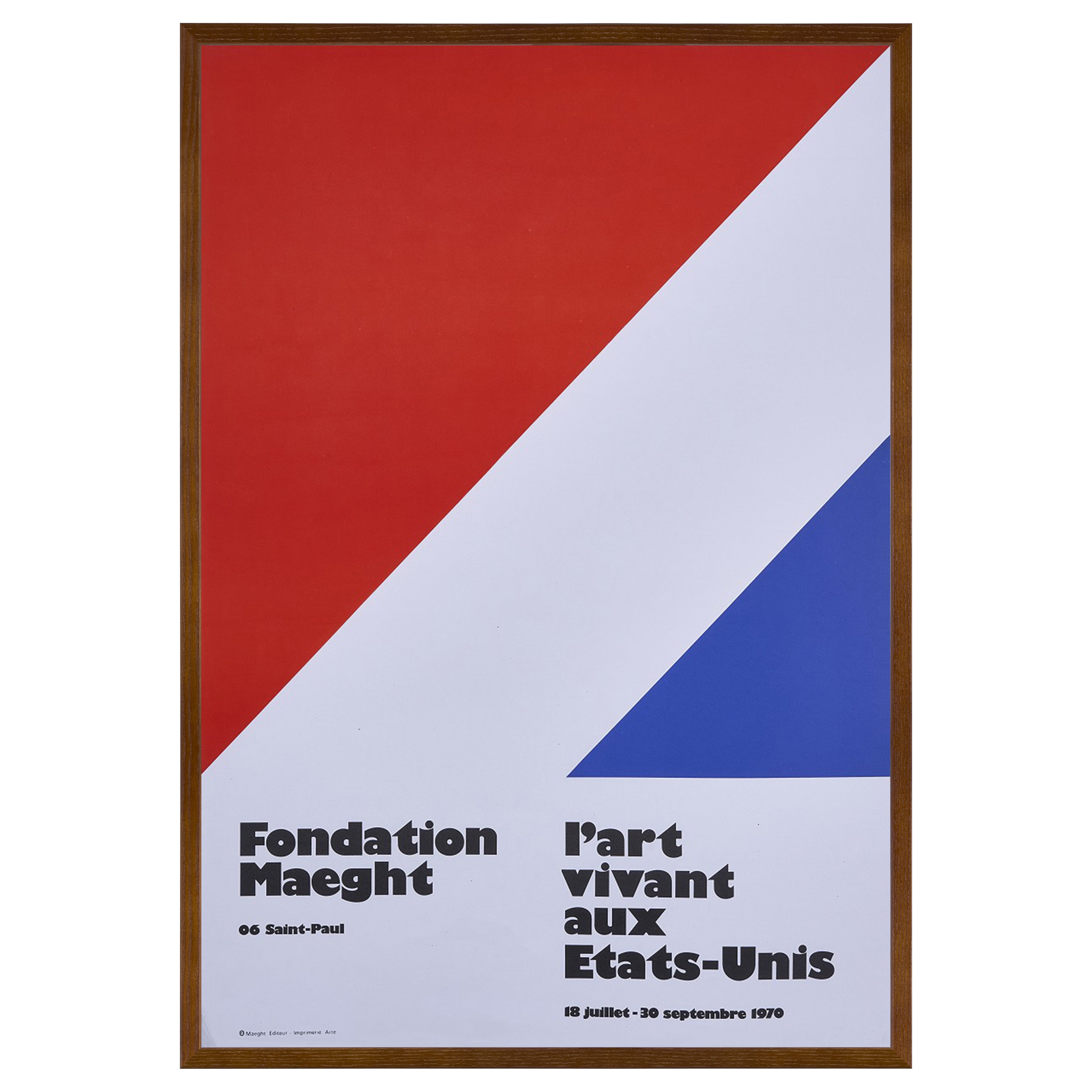 【限定10枚】L'Art Vivant aux Etats-Unis 1970 - Foundation Maeght / エルズワース・ケリー