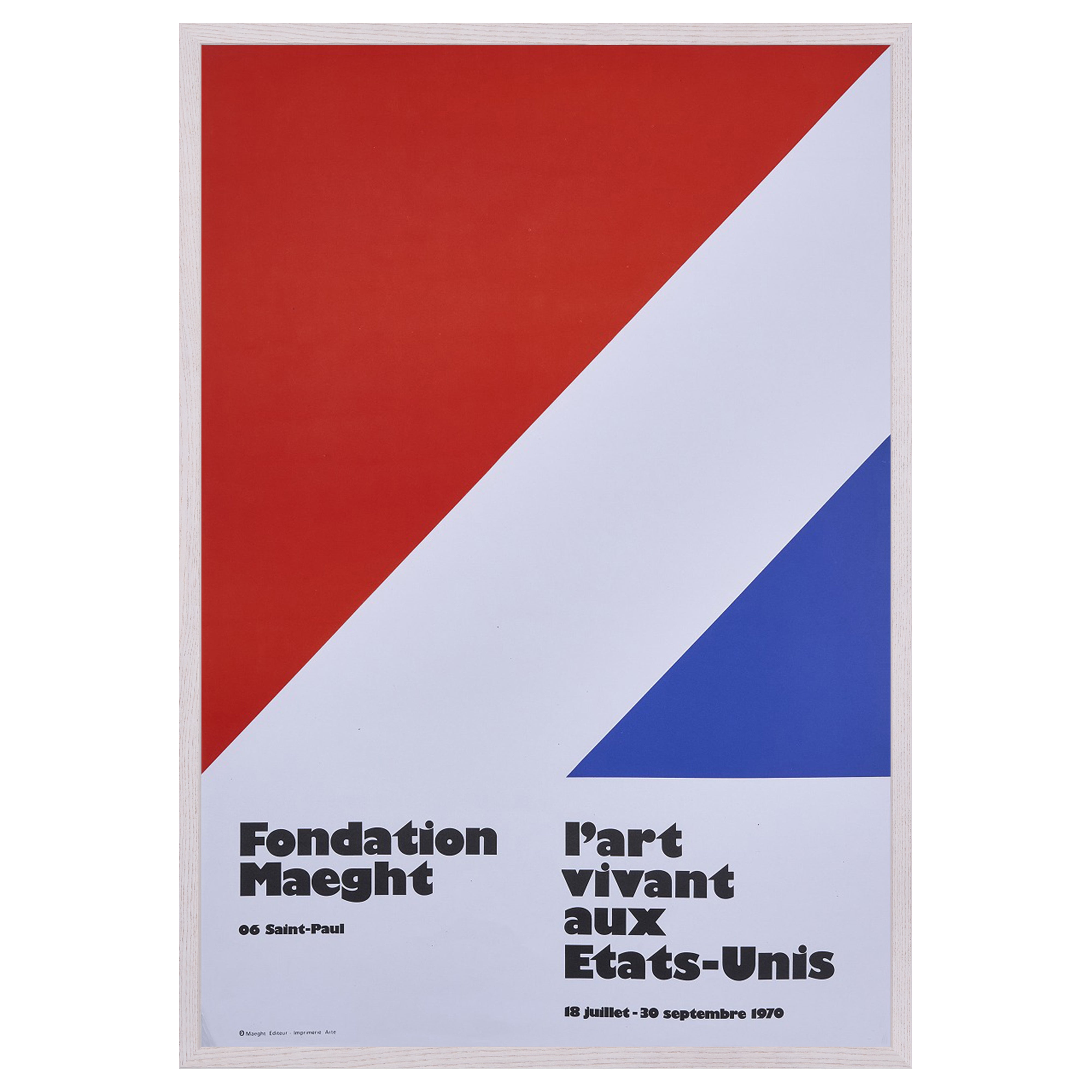 【限定10枚】L'Art Vivant aux Etats-Unis 1970 - Foundation Maeght / エルズワース・ケリー