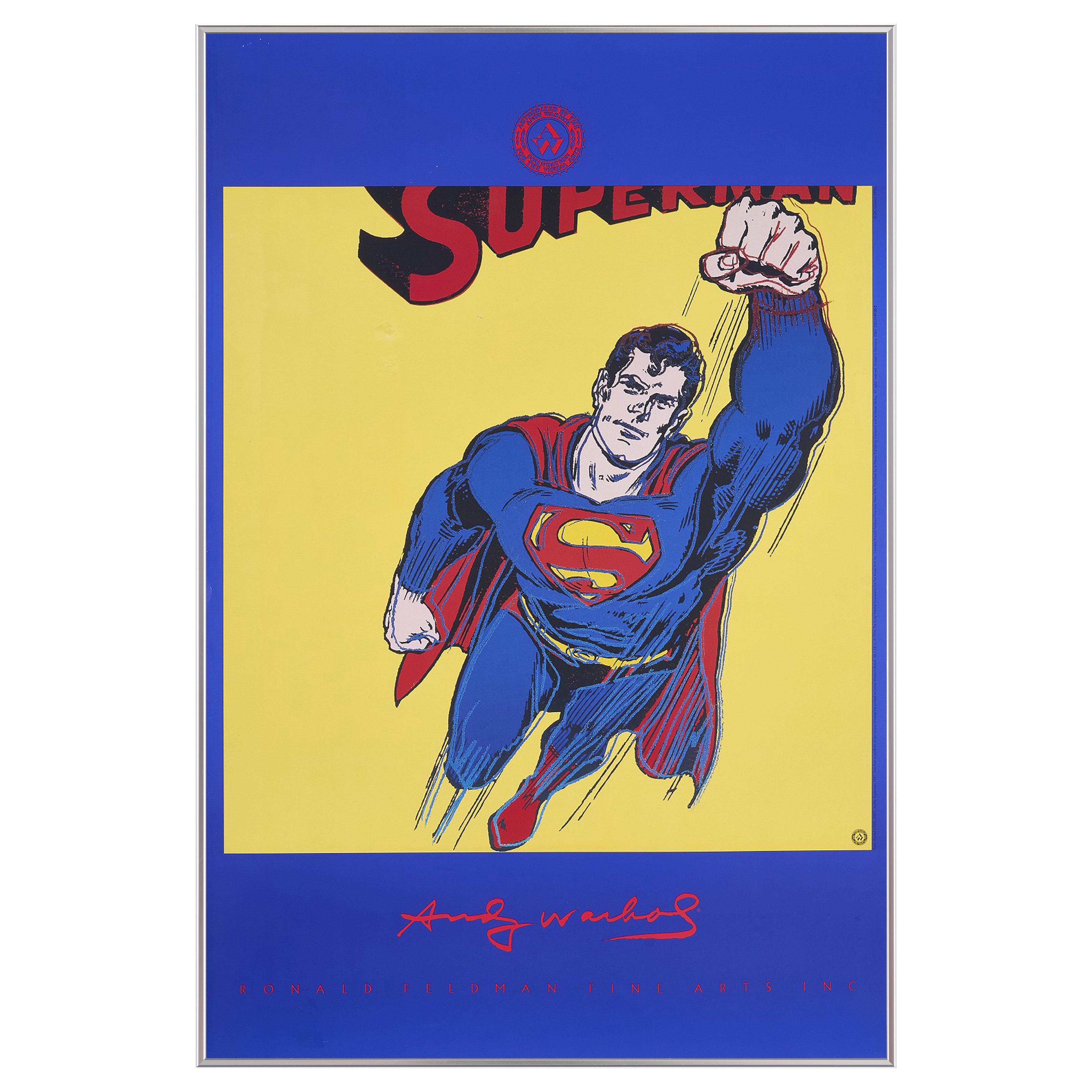 【限定10枚】Superman 1981 - te Neues Publishing Company 1996 / アンディ・ウォーホル