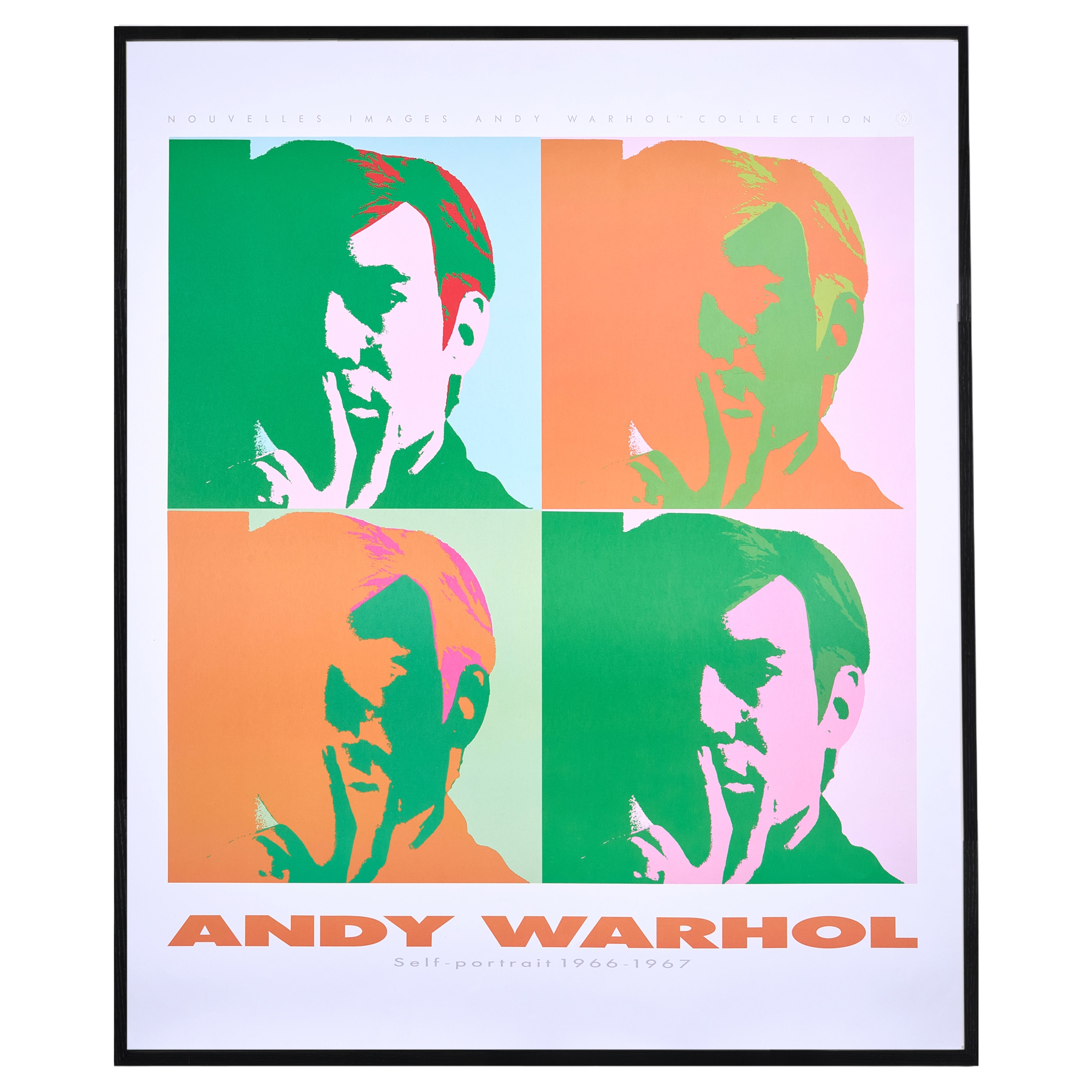 格安新作アンディーウォーホル Andy Wahol (Self Portrait)自画像★財団承認印AW★販売証明書付属★ニューヨーク店扱い印原画★超特価★ その他