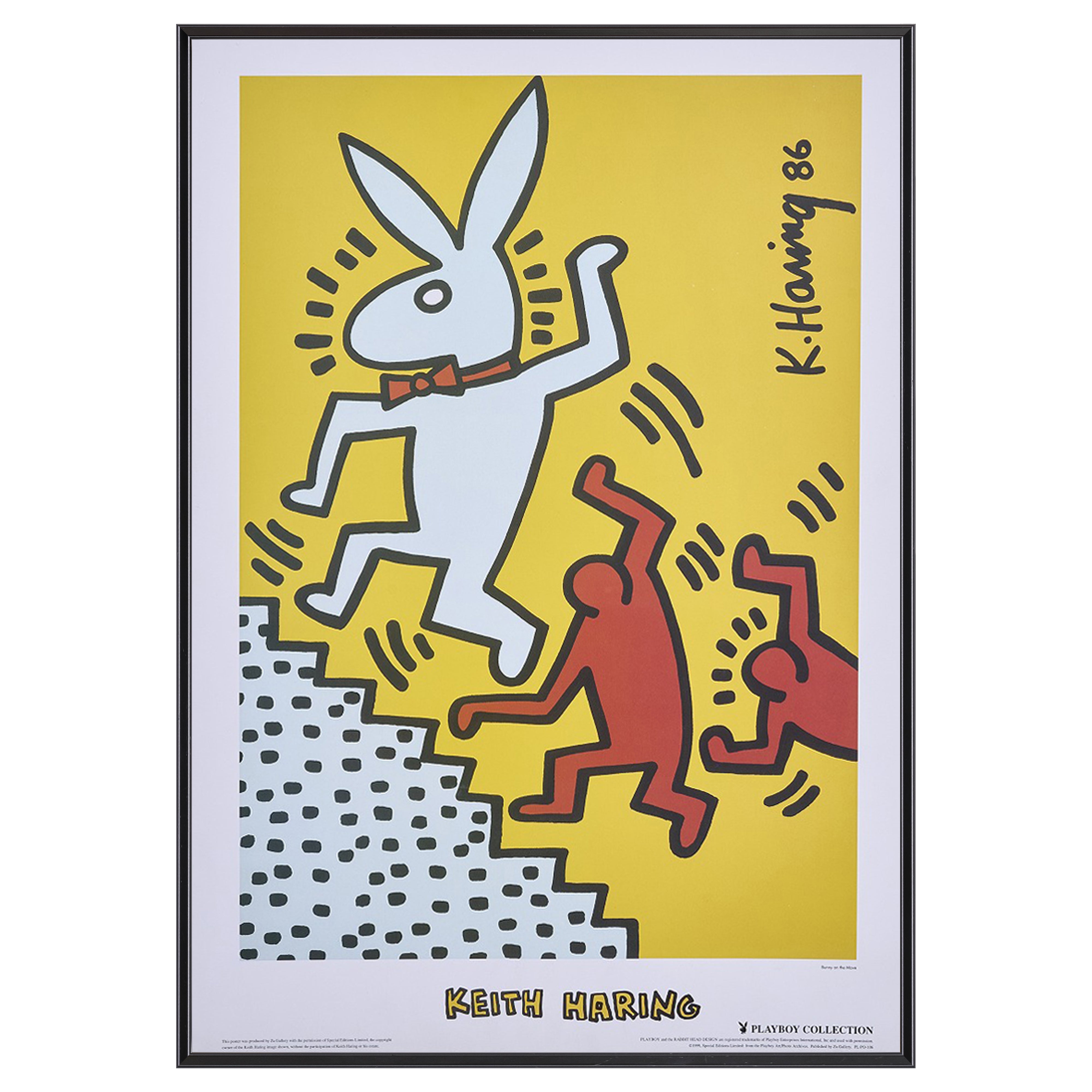 限定10枚】Bunny on the Move 1986 - Za Gellery 1999 / キース・へリング | POP ART BANANAS