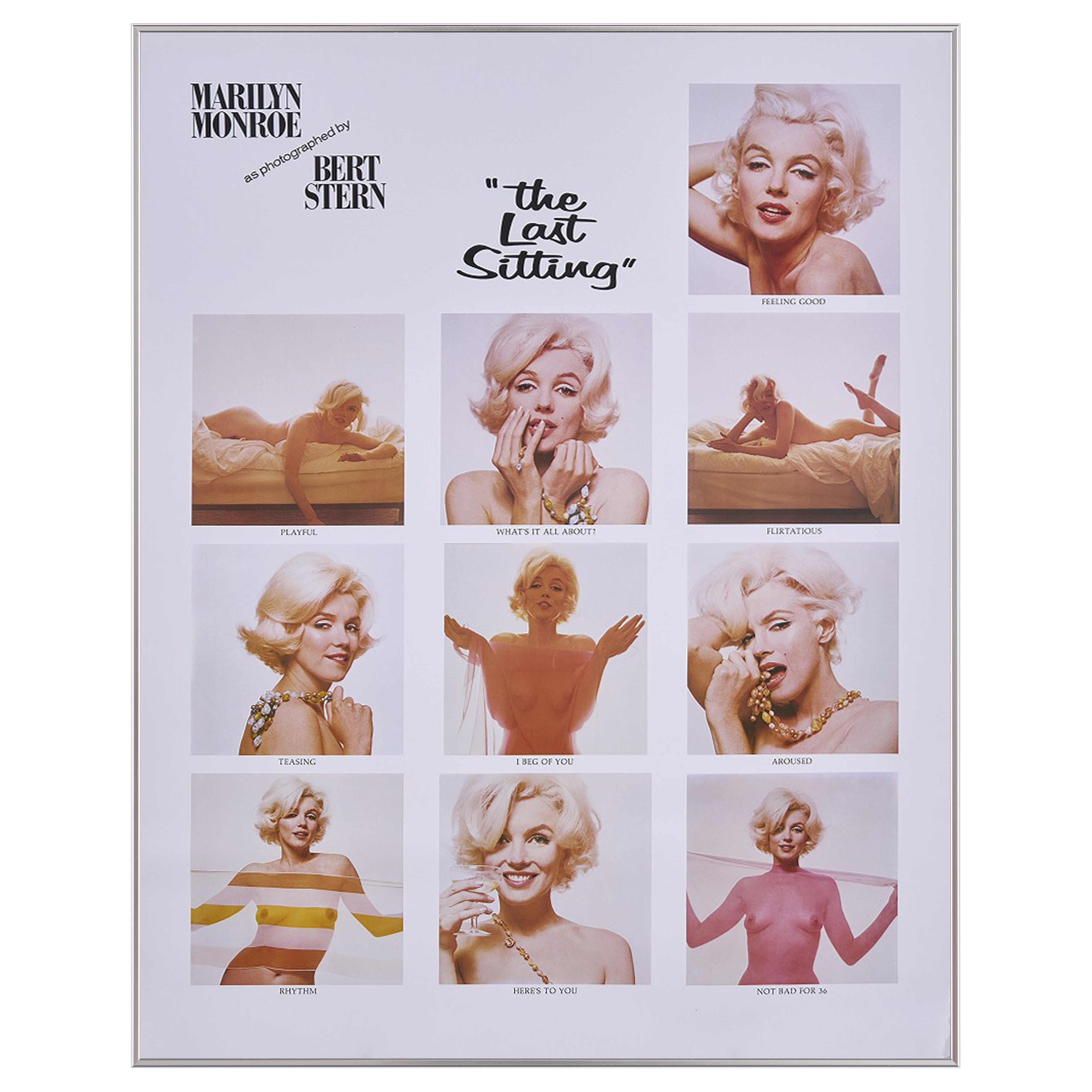 【限定1枚】Marilyn Monroe “The Last Sitting (Montage) 1990s / バート・スターン