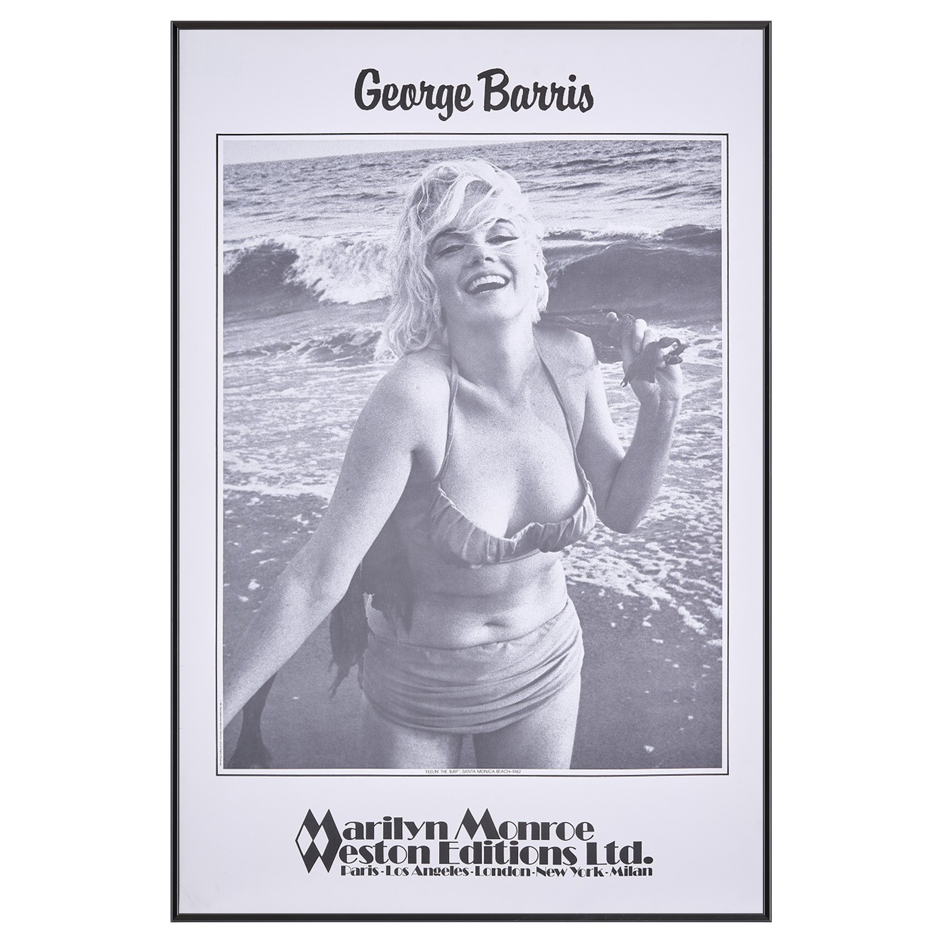 【限定1枚】Marilyn Monroe “Feelin The Surf” 1962 - Monroe Weston Editions 1981 / ジョージ・バリス