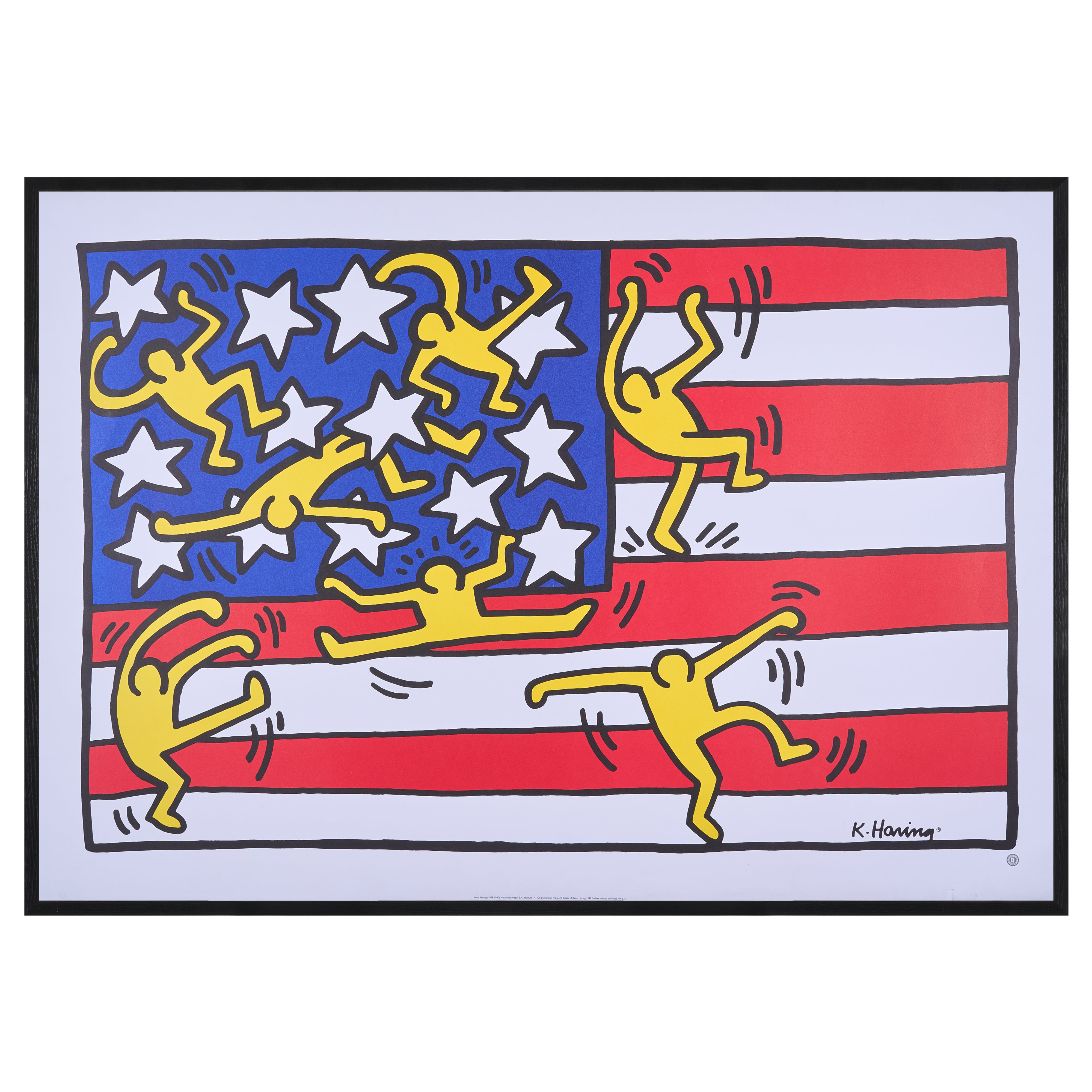 限定10枚】Untitled (American Flag) 1992 / キース・へリング | POP ART BANANAS