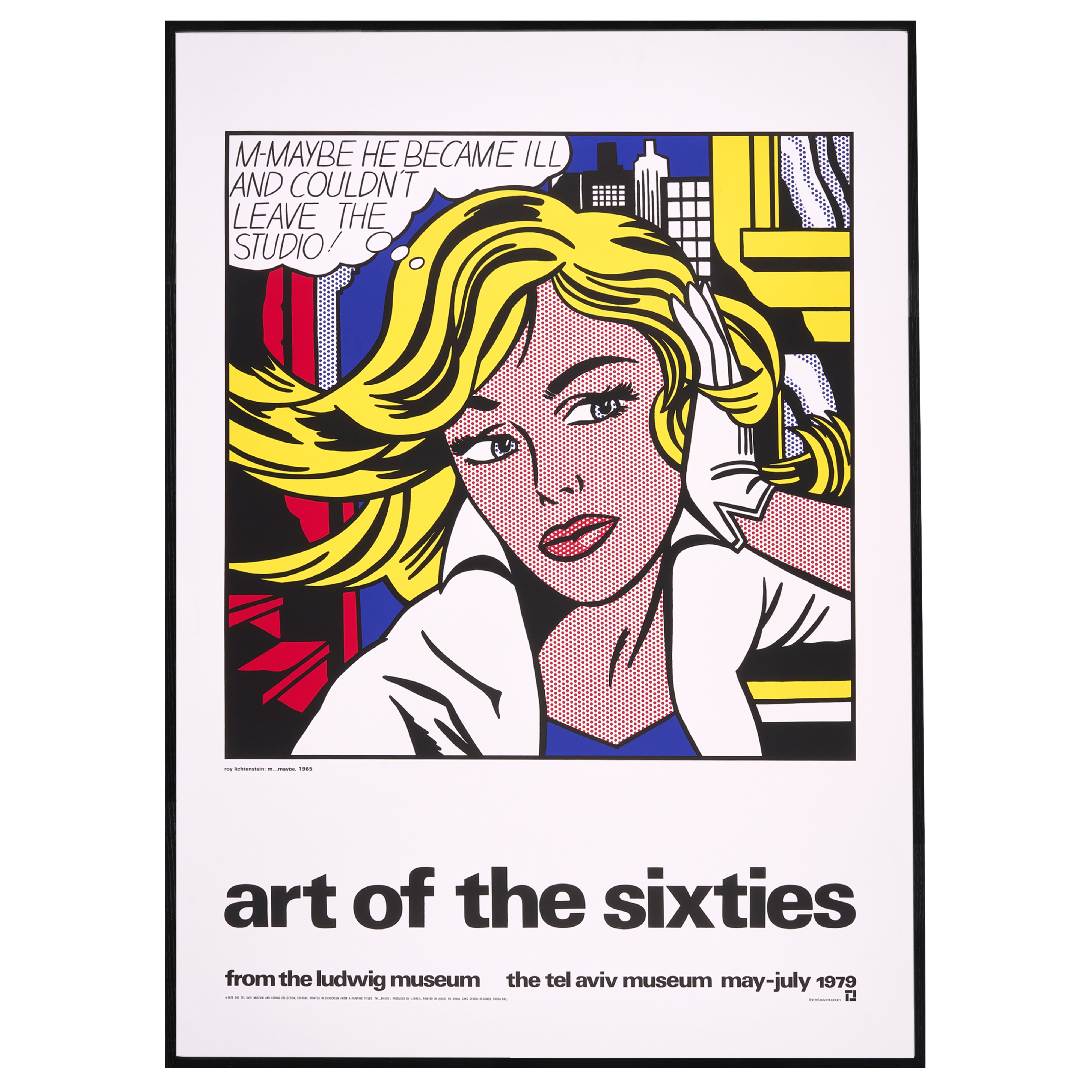 【限定10枚】art of the sixties - the tel aviv museum 1979 / ロイ・リキテンスタイン