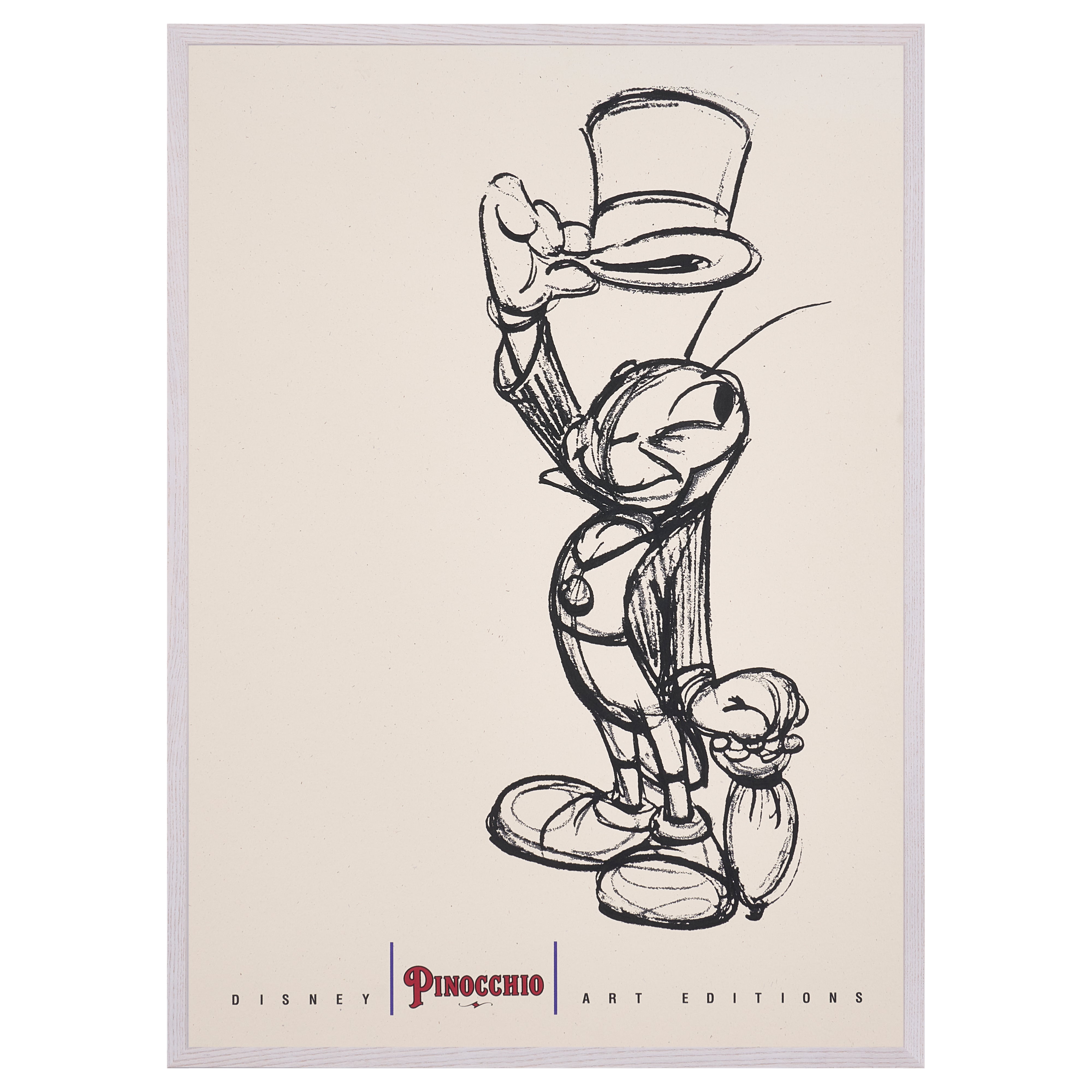 【限定10枚】PINOCCHIO "Jiminy Cricket" - Disney Art Editions 1994 / ディズニー