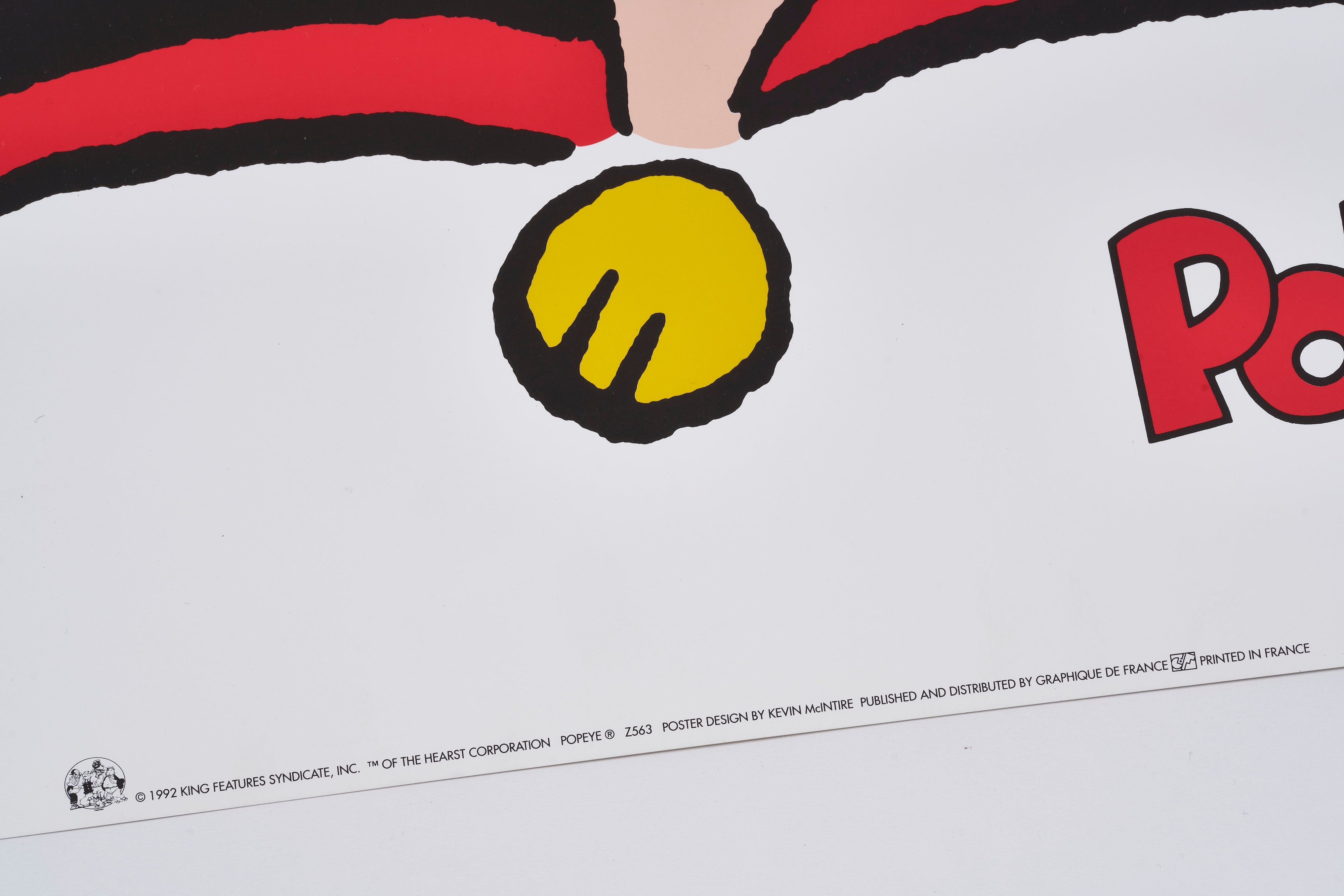 【限定10枚】POPEYE - KINGS FEATURES SYNDICATE 1992 / 映画ポスター