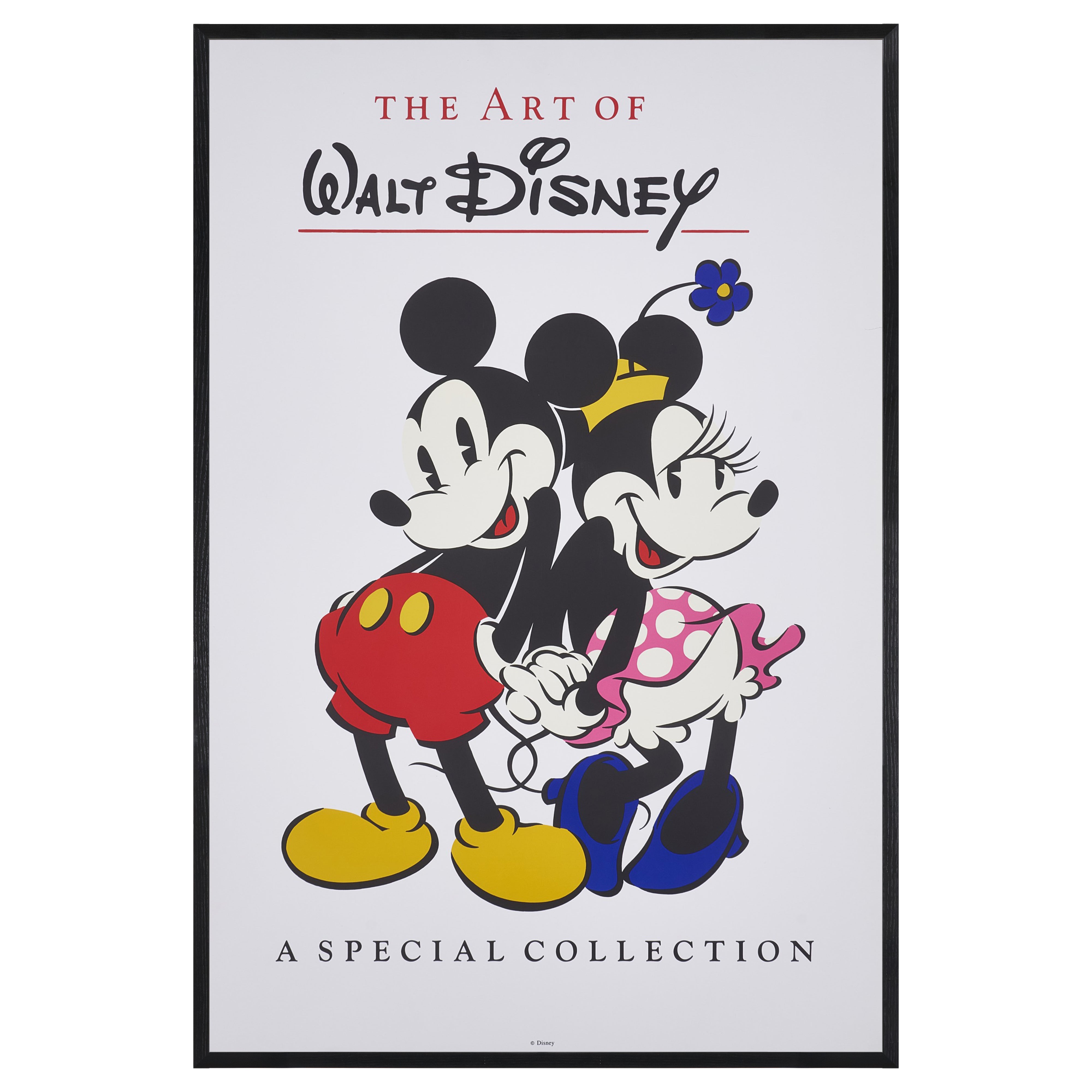 【限定10枚】THE ART OF WALT DISNEY (Mickey Mouse & Minnie Mouse) 1990s / ディズニー