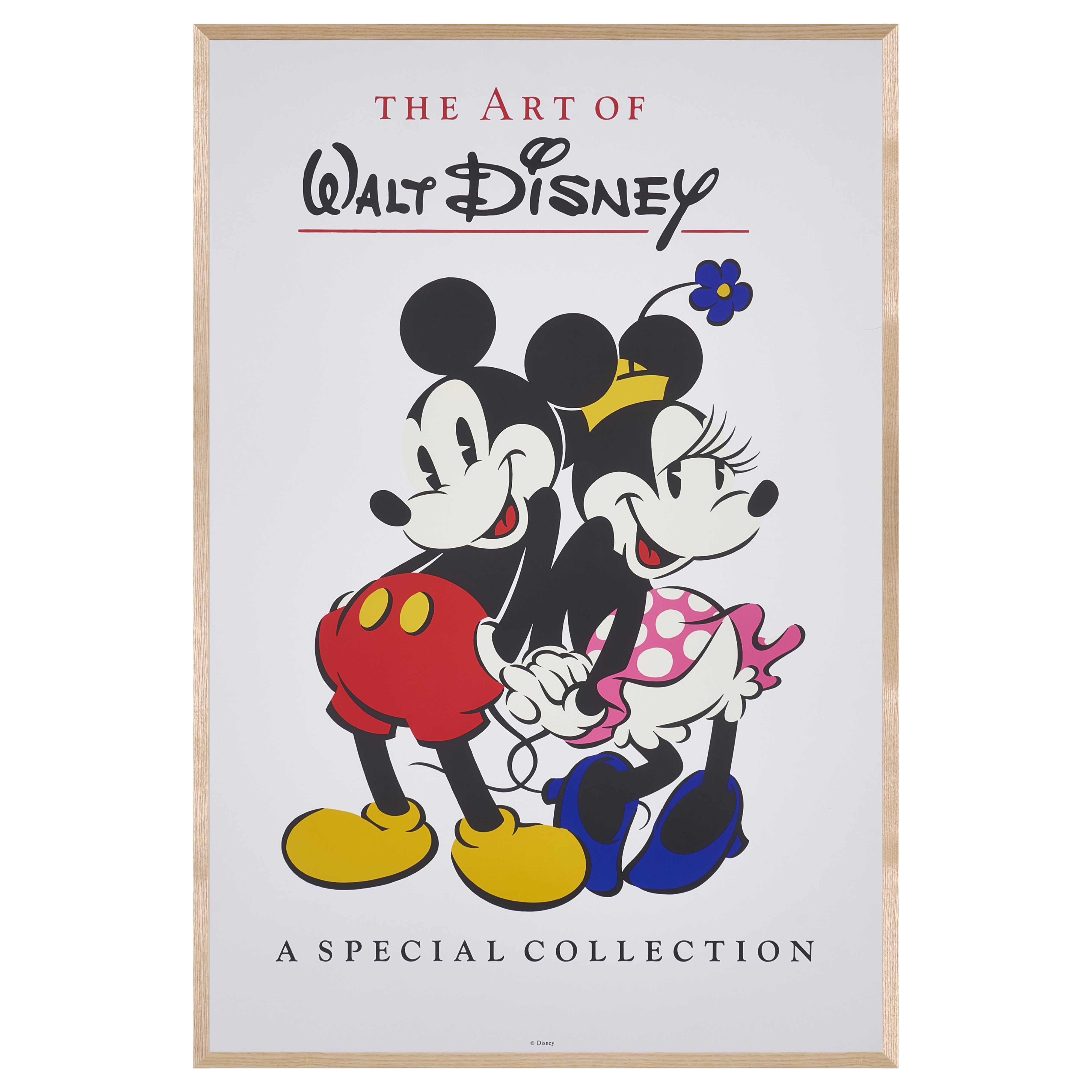 【限定10枚】THE ART OF WALT DISNEY (Mickey Mouse & Minnie Mouse) 1990s / ディズニー