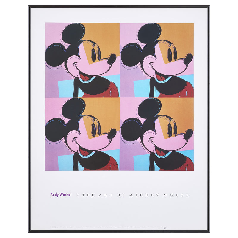 【6/1まで期間限定販売】【限定10枚】MICKEY MOUSE 1981 - THE ART OF MICKEY MOUSE 1990s (Small) / アンディ・ウォーホル