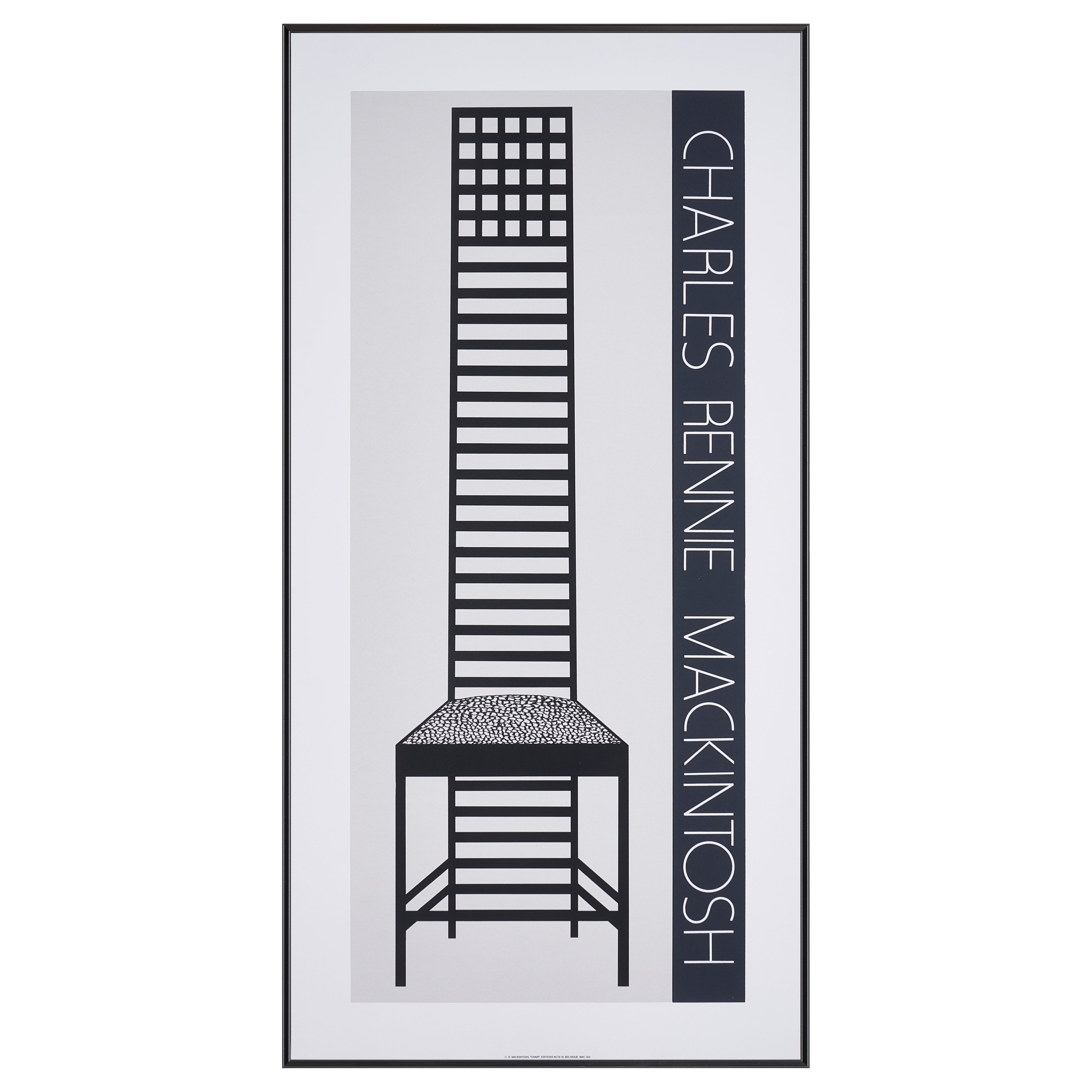 【限定1枚】CHAIR - EDITION ACTE III 2000s / チャールズ・レニー・マッキントッシュ