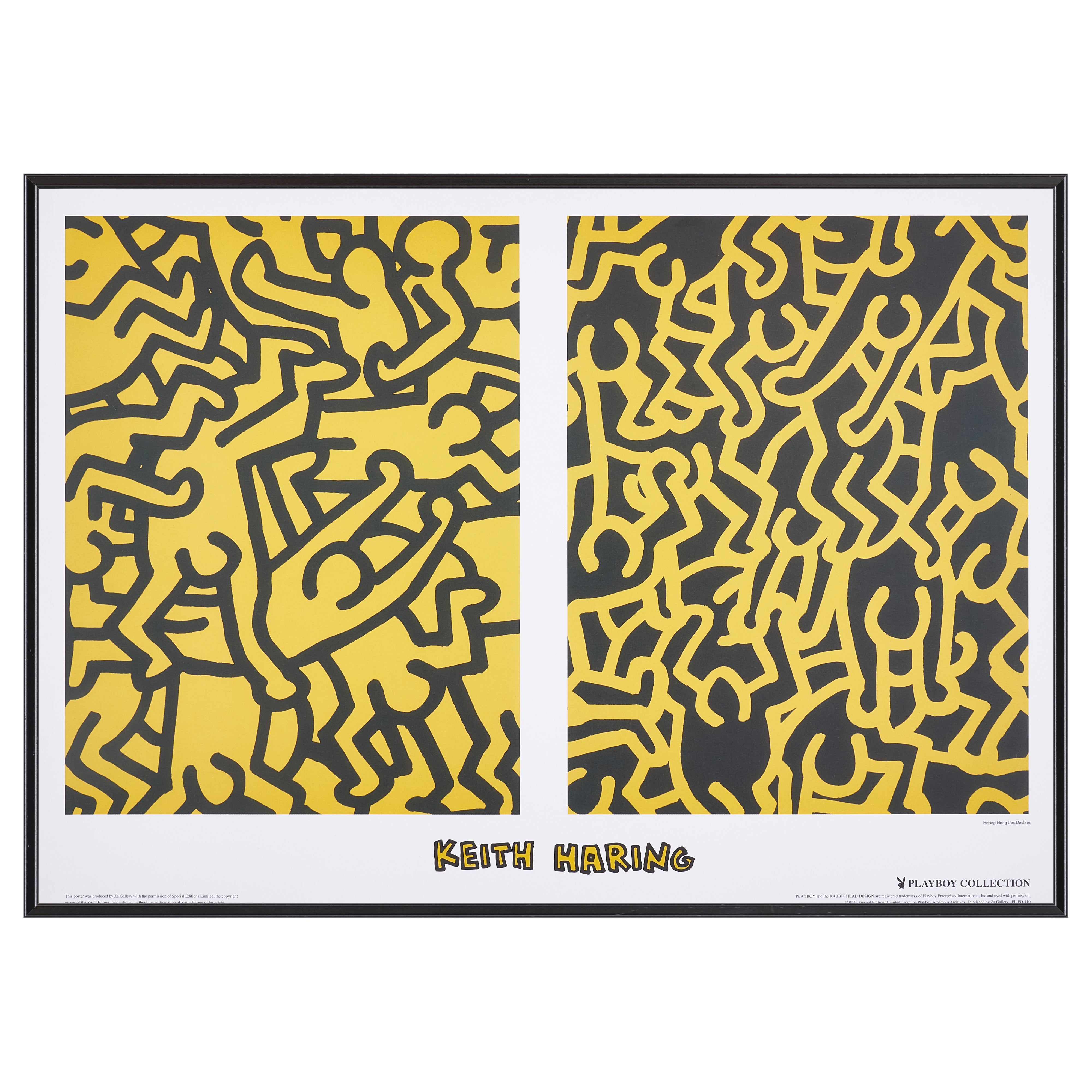 【限定30枚】Haring Hang-Ups Doubles 1986 - Za Gallery 1999 / キース・へリング