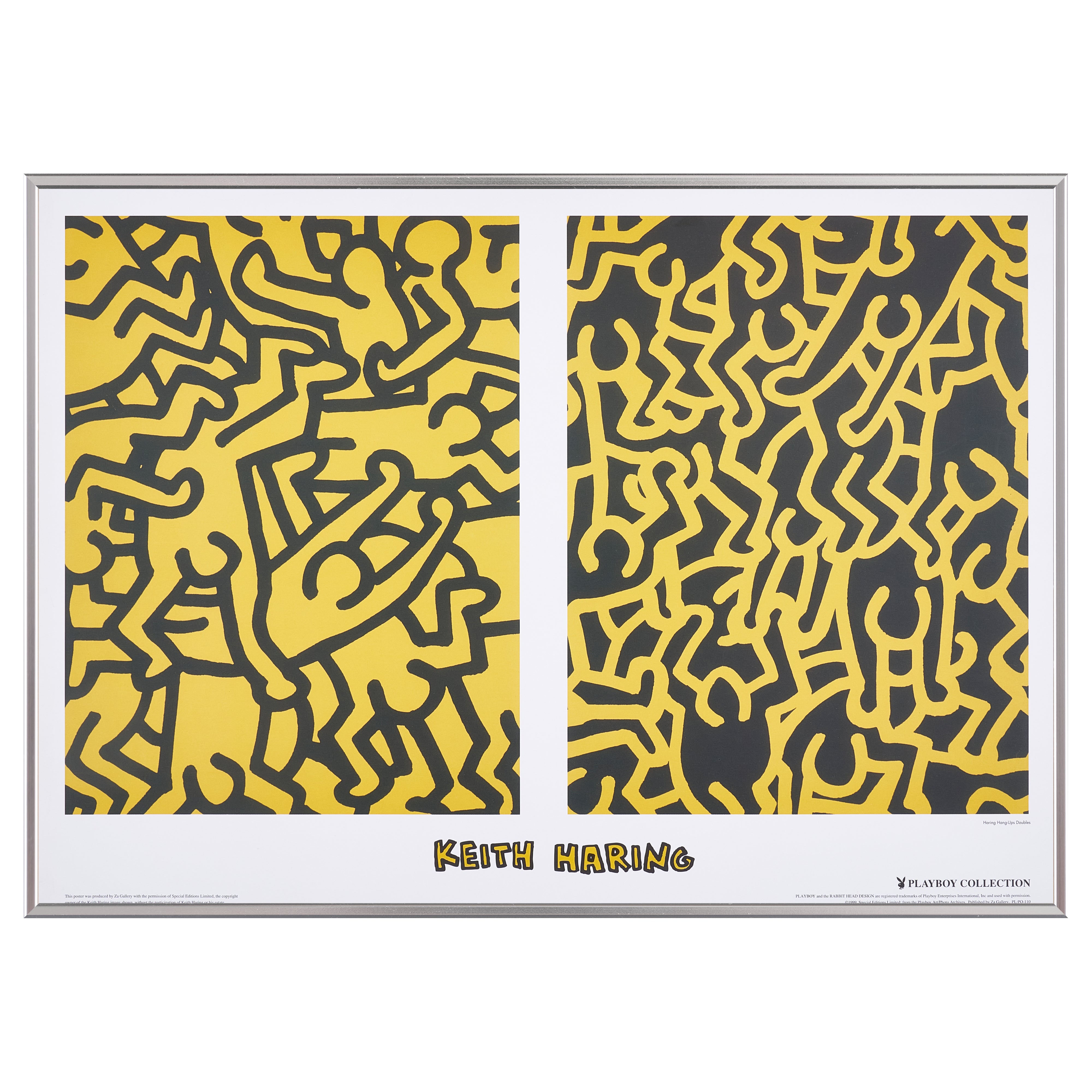 【限定30枚】Haring Hang-Ups Doubles 1986 - Za Gallery 1999 / キース・へリング