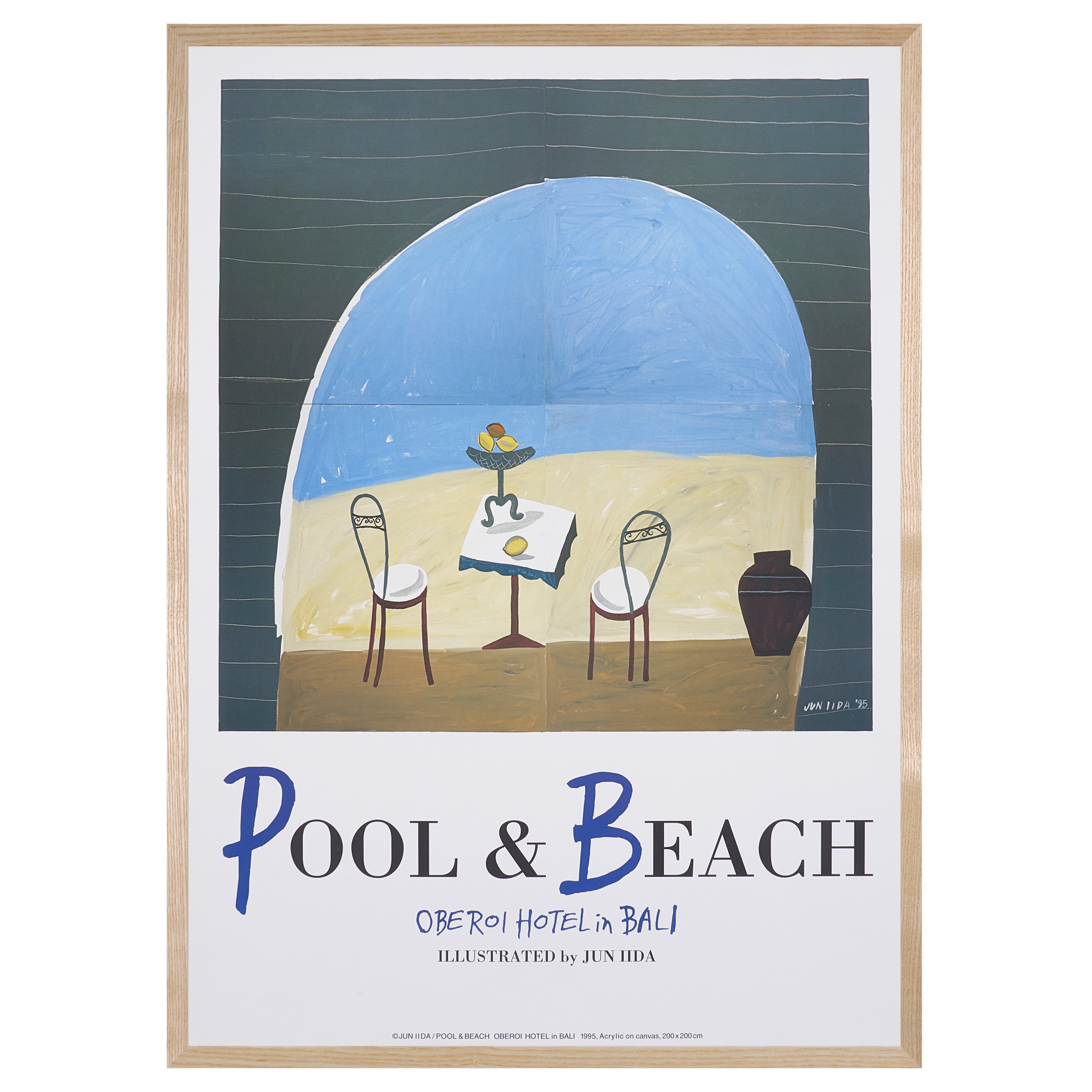 【限定30枚】”POOL & BEACH” OBEROI HOTEL in BALI 1995 - Gallery A.P.J. 1990s / 飯田 淳