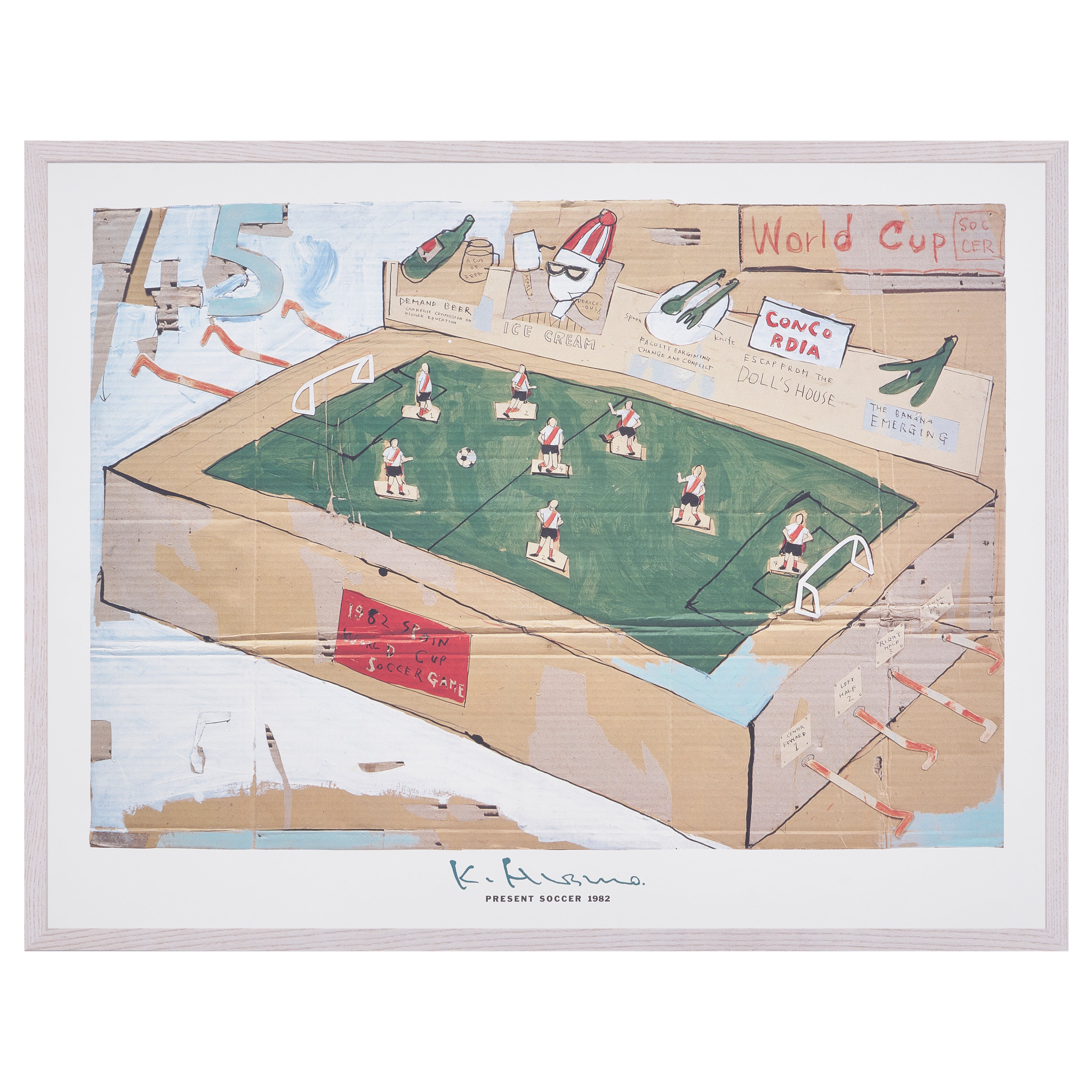 限定50枚】PRESENT SOCCER 1982 / 日比野 克彦 | POP ART BANANAS