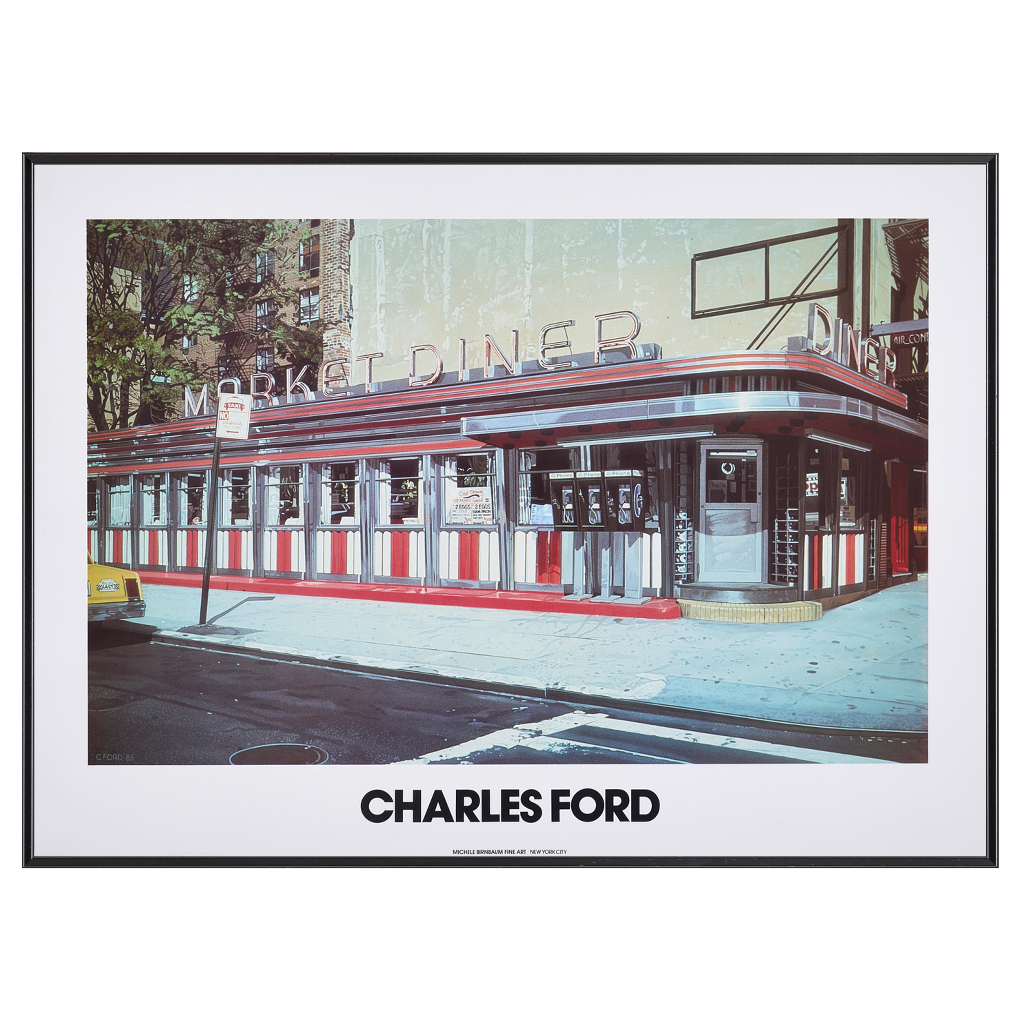 【限定10枚】MARKET DINER 1985 - MICHELE BIRNBAUM FINE ART 1980s / チャールズ・フォード