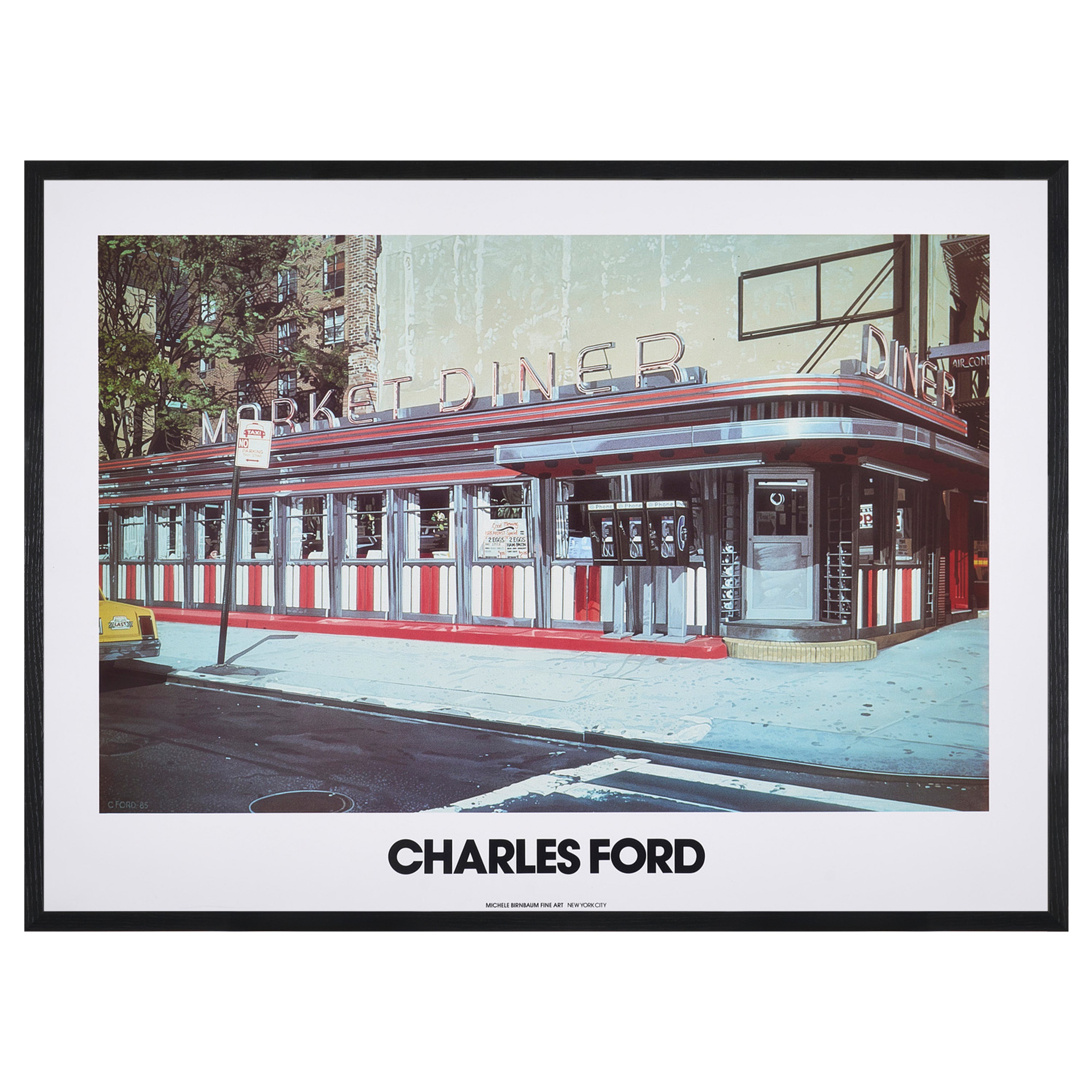 【限定10枚】MARKET DINER 1985 - MICHELE BIRNBAUM FINE ART 1980s / チャールズ・フォード