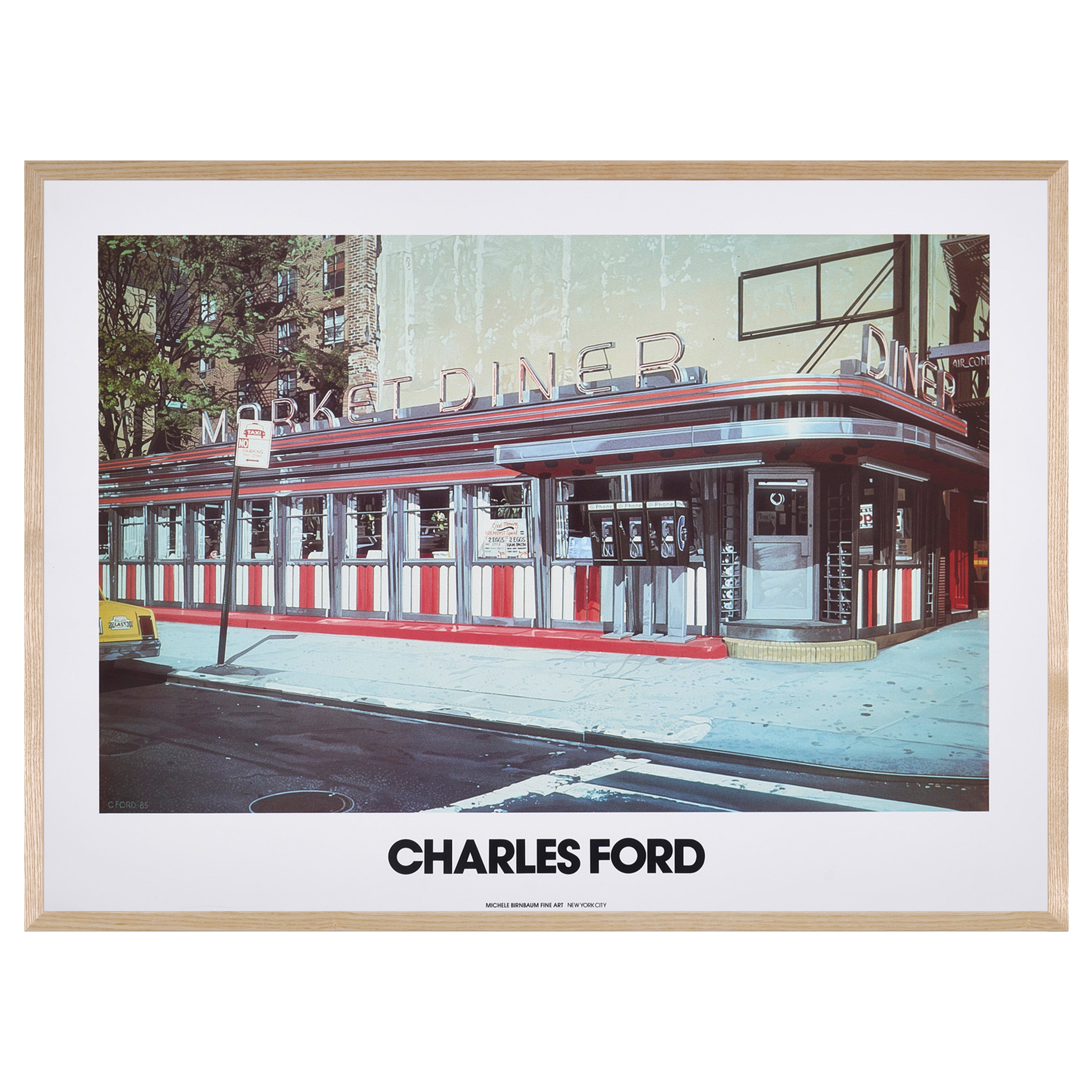 【限定10枚】MARKET DINER 1985 - MICHELE BIRNBAUM FINE ART 1980s / チャールズ・フォード