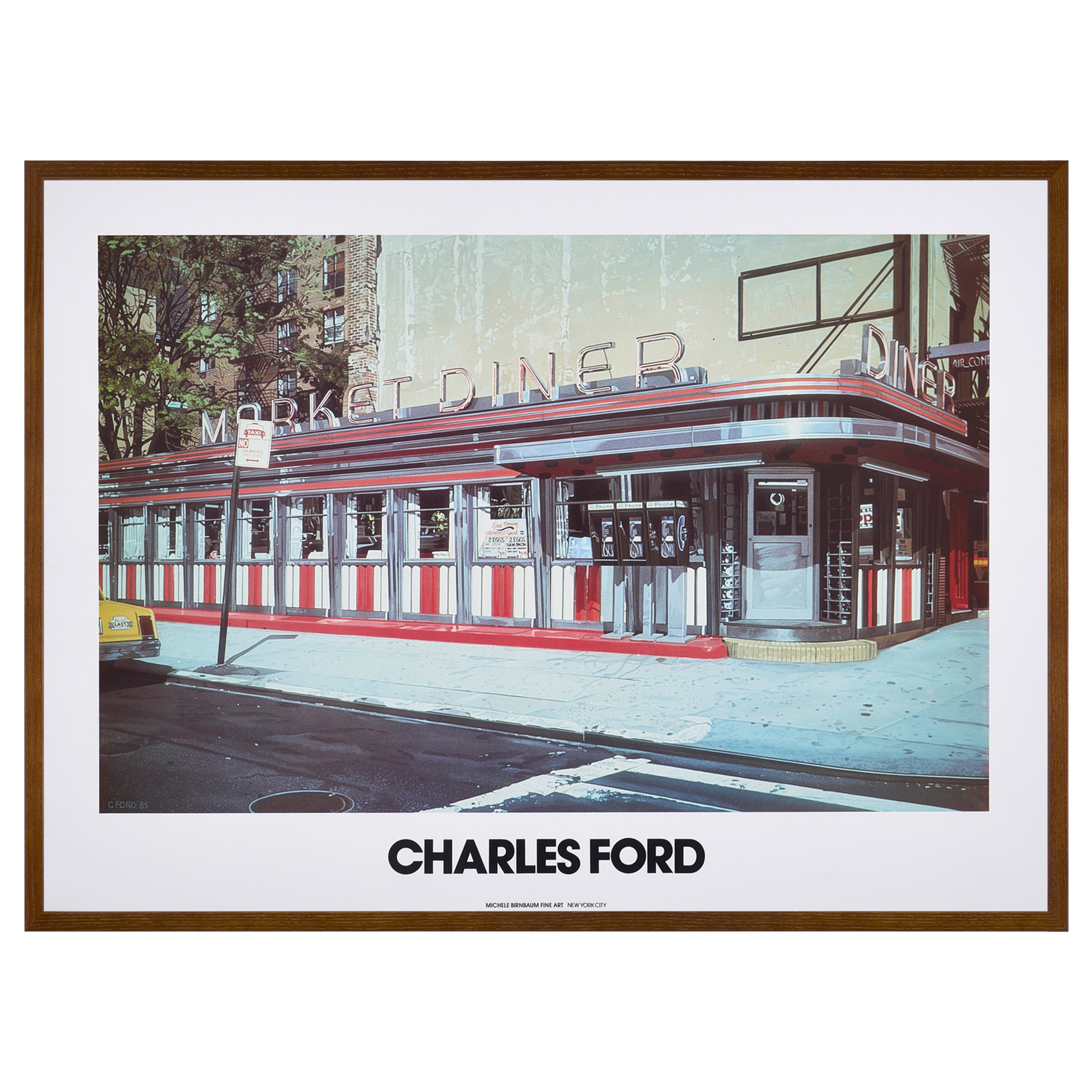 【限定10枚】MARKET DINER 1985 - MICHELE BIRNBAUM FINE ART 1980s / チャールズ・フォード