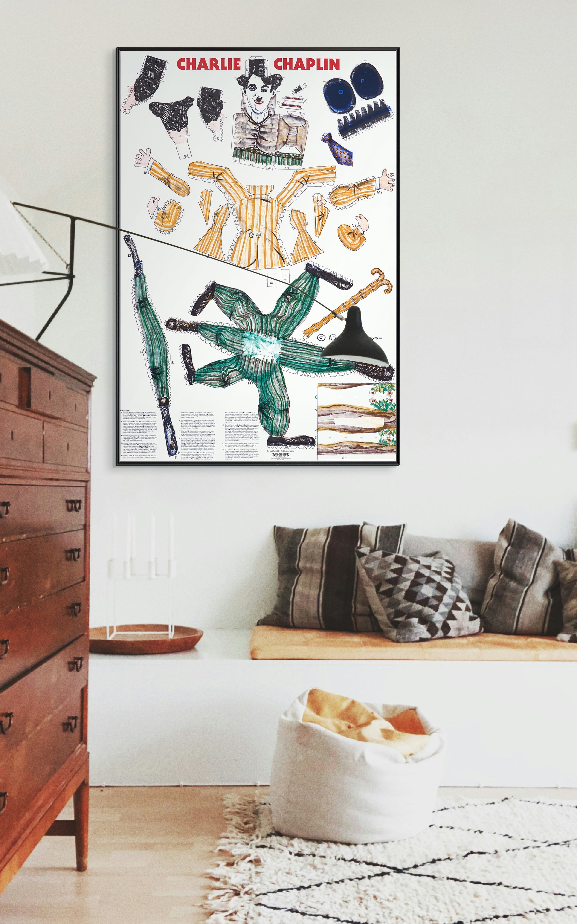 【限定5枚】CHARLIE CHAPLIN 1986 - Shark's Incorporated 1986 / レッド・グルームス