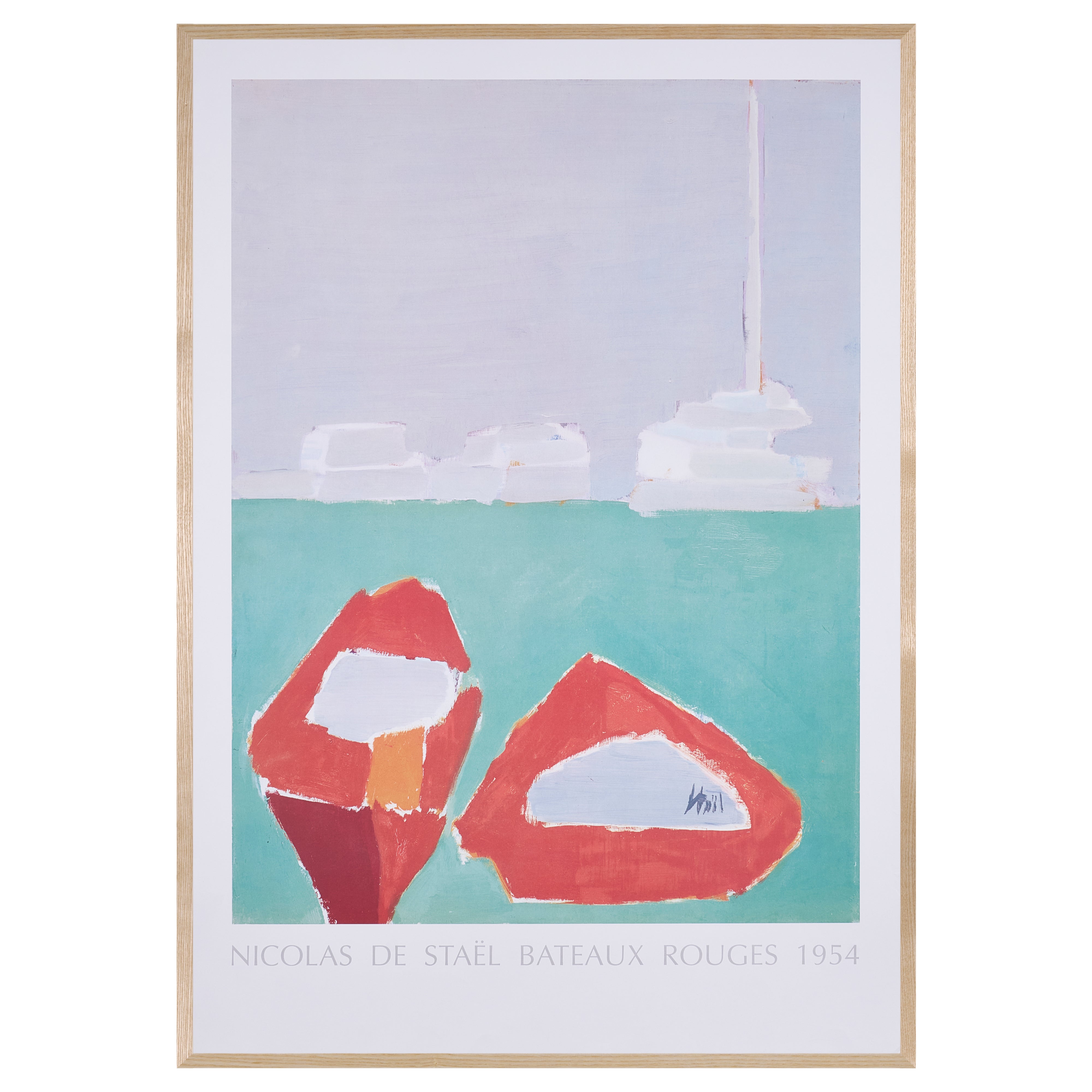 【限定10枚】BATEAUX ROUGES 1954 - NOUVELLES IMAGES 1990 / ニコラ・ド・スタール