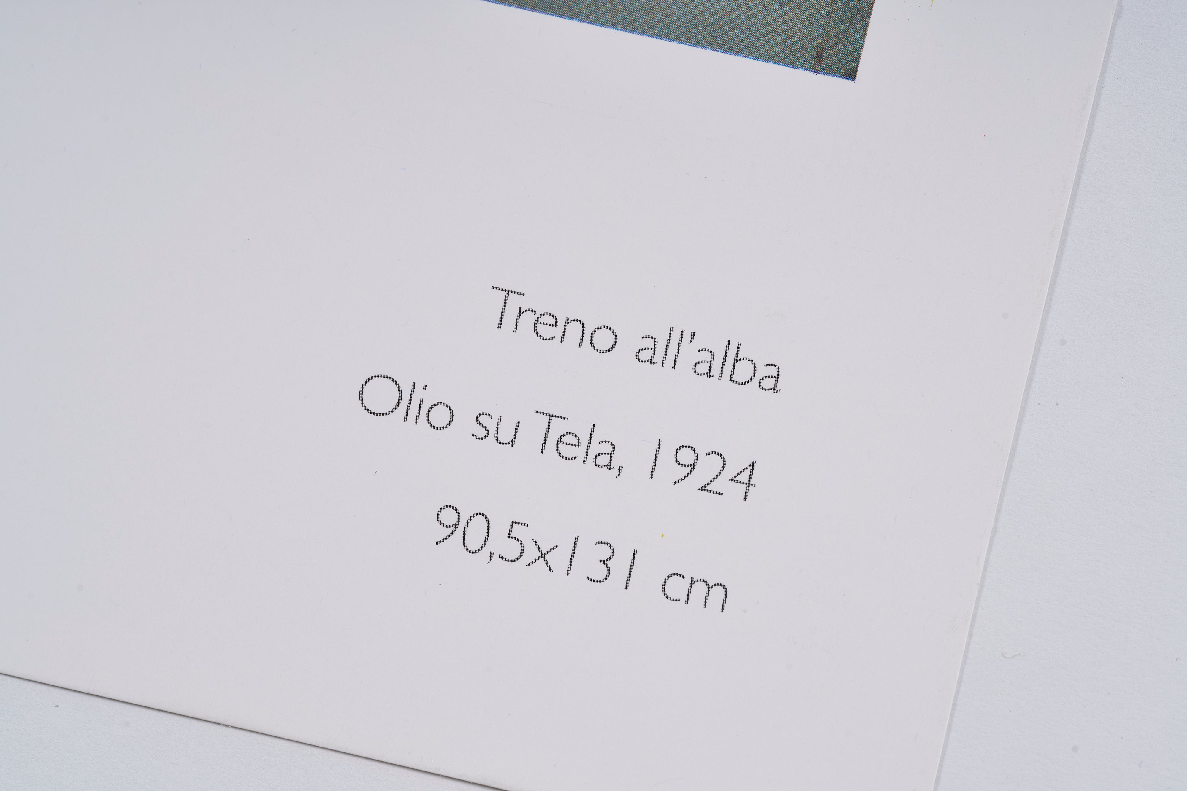 【限定10枚】Treno all'alba 1924 - LEM Milano 1994 / フォルトゥナート・デペーロ