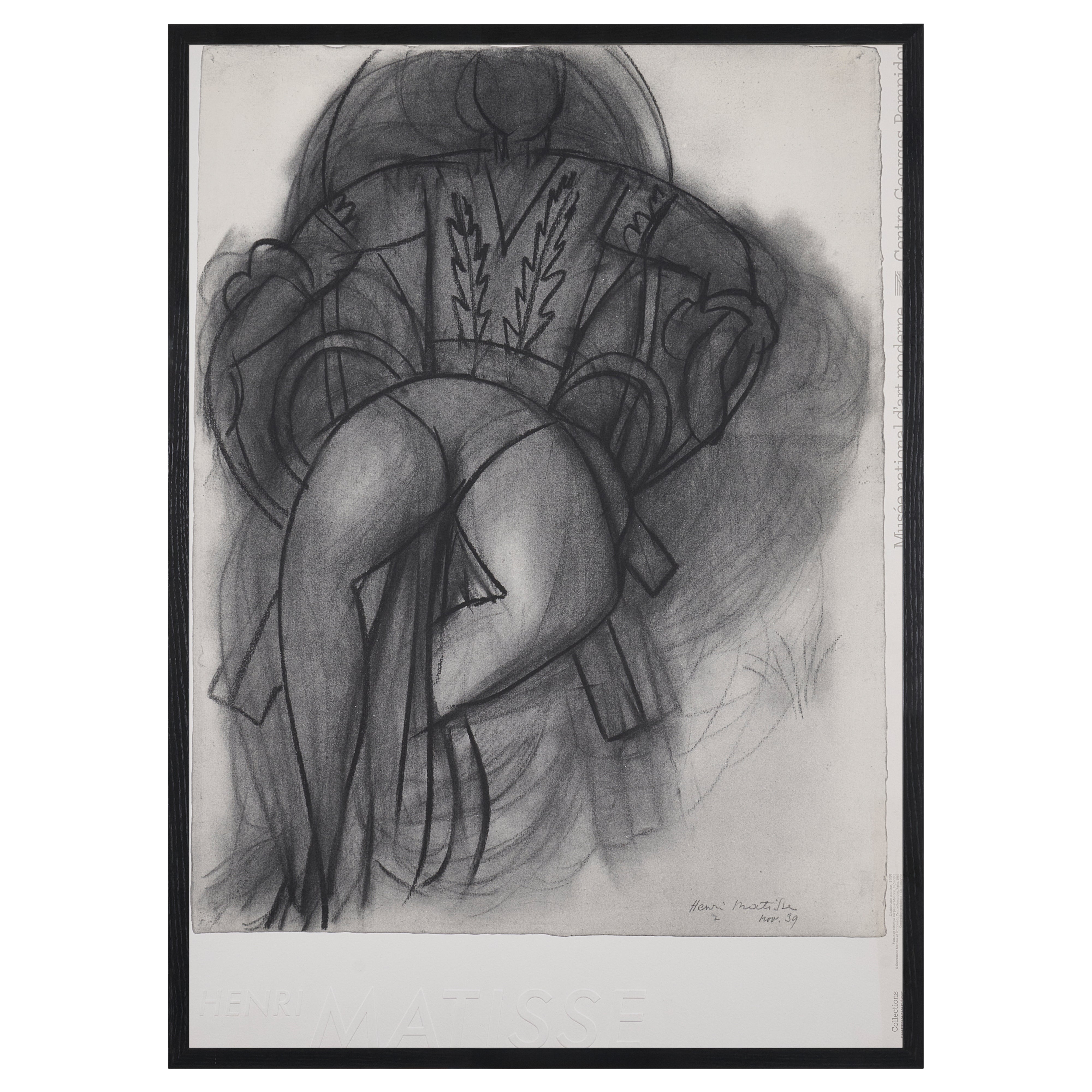 【限定30枚】Danseuse assise 1939 - Succession Matisse et Editions du Centre Pompidou, Paris 1989  / アンリ・マティス
