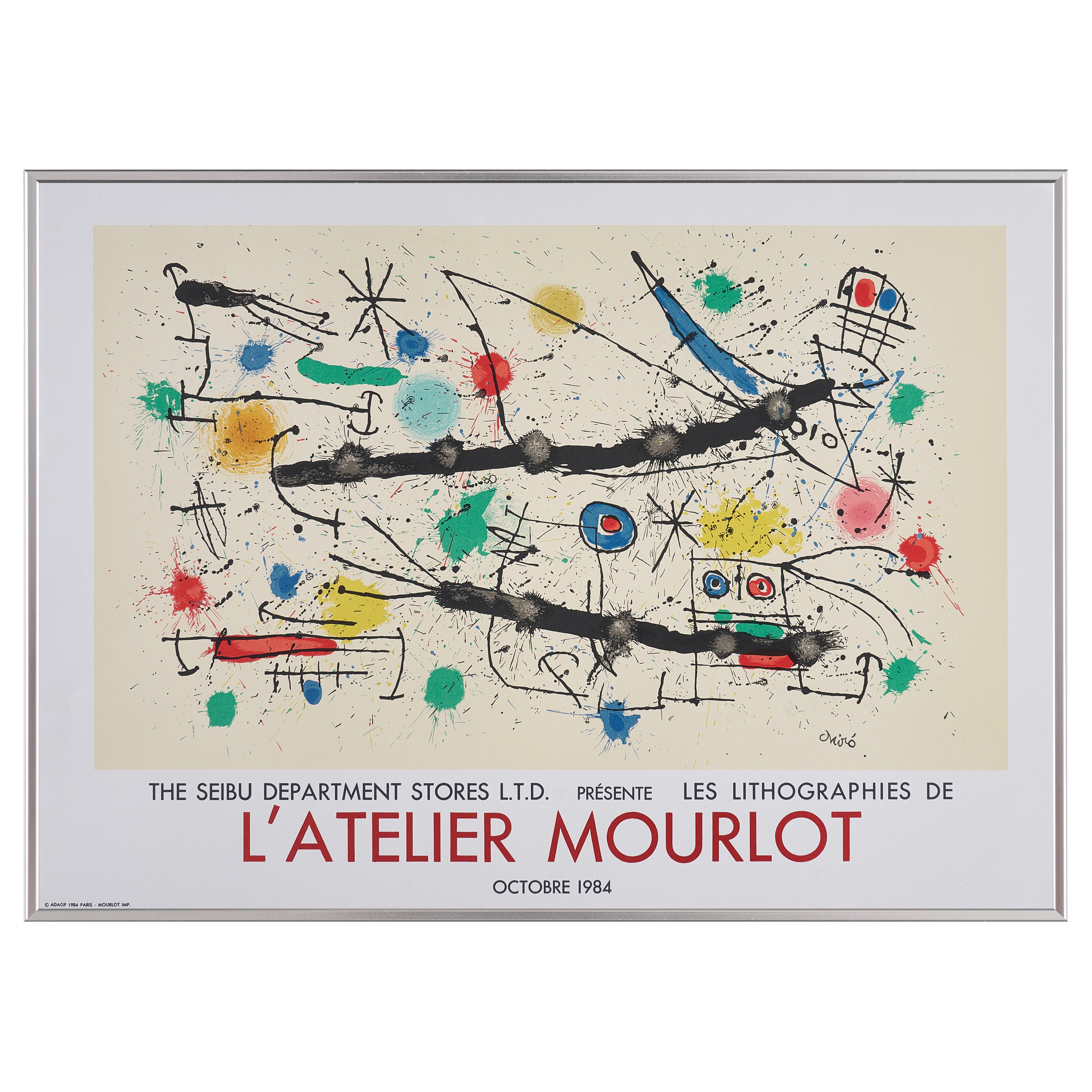 【限定10枚】Constellations - L’ATELIER MOURLOT 1984 / ジョアン・ミロ