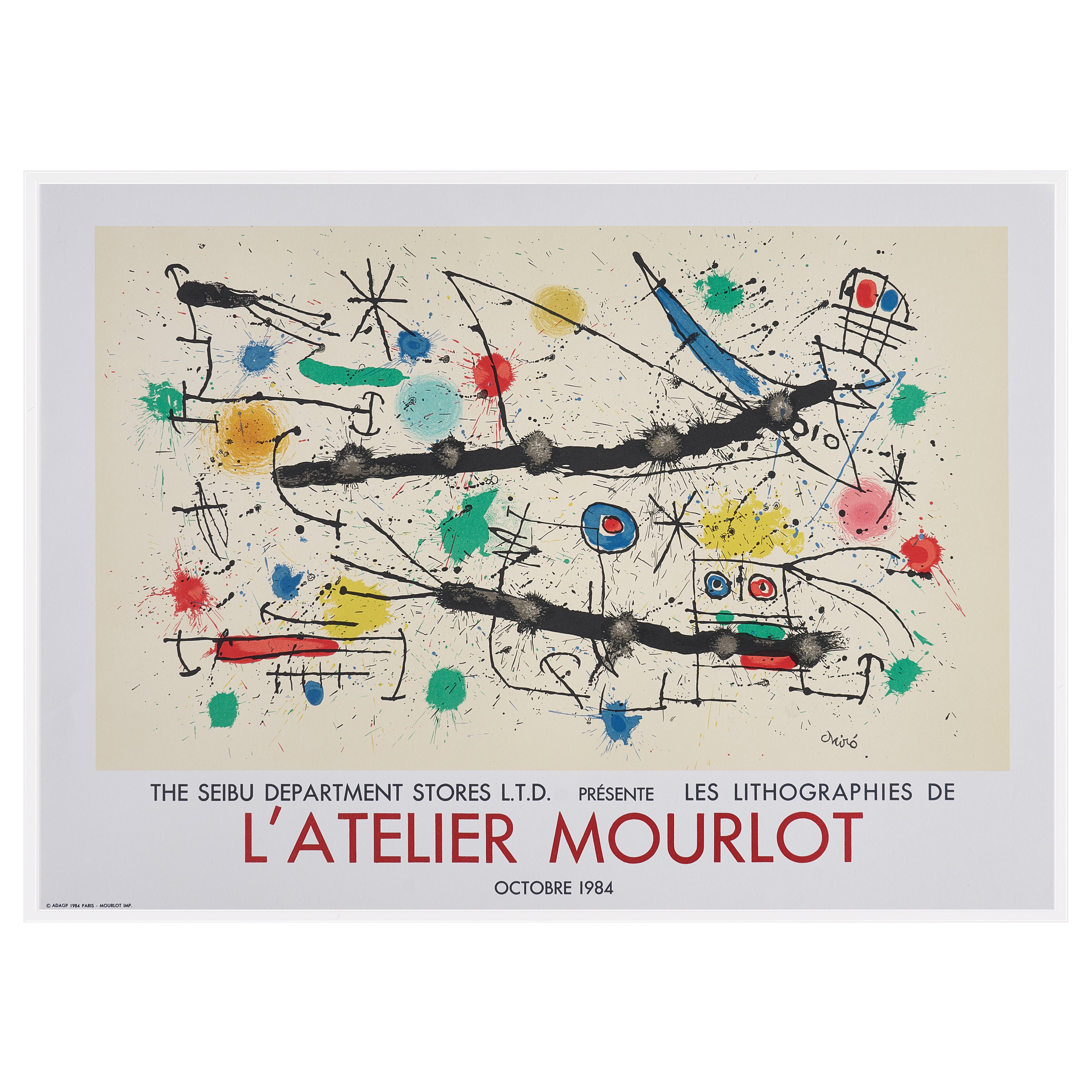 【限定10枚】Constellations - L’ATELIER MOURLOT 1984 / ジョアン・ミロ