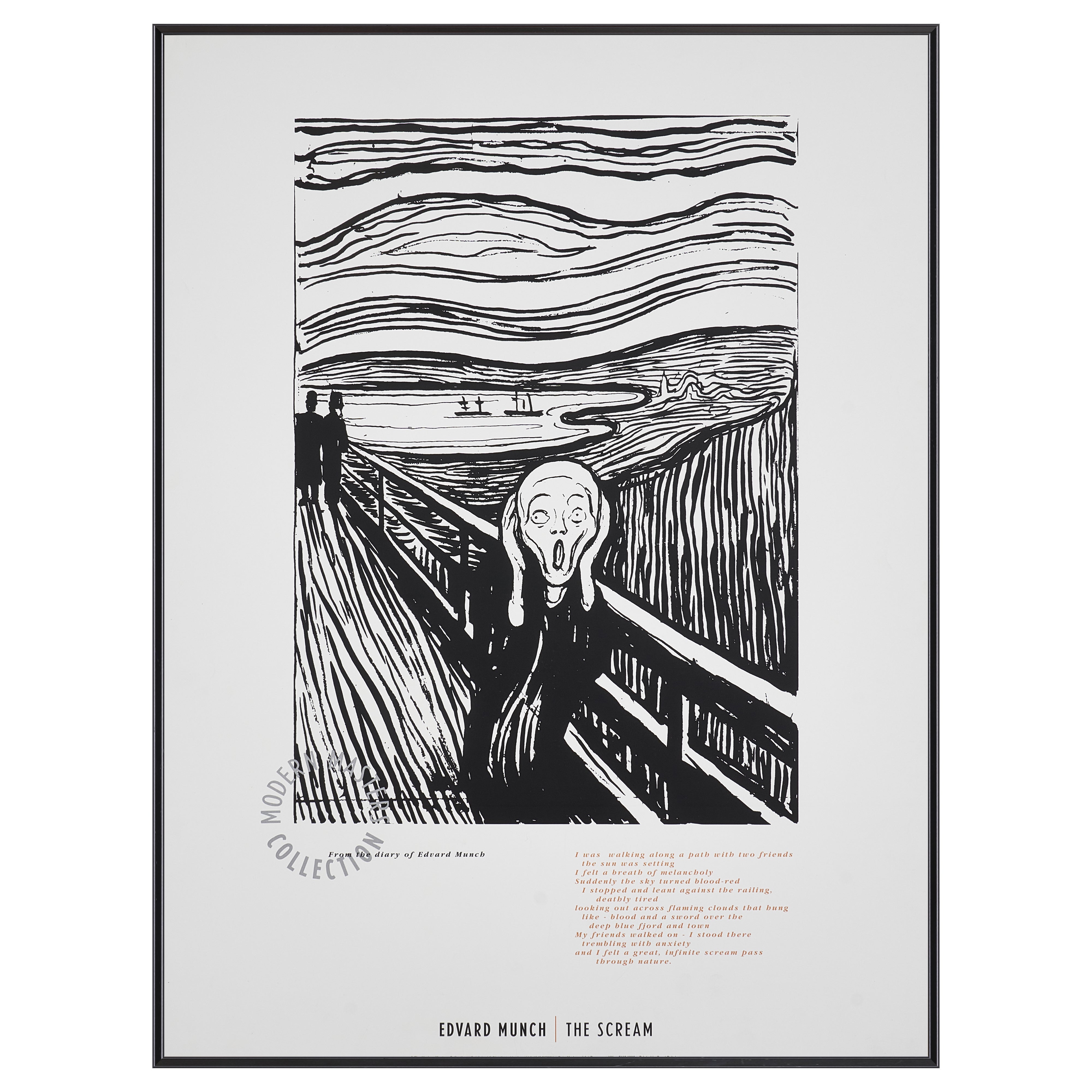 【限定10枚】The Scream 1895 - The Modern Masters Collection 1990s / エドヴァルド・ムンク